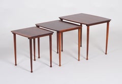 Dänische Nisttische aus Palisanderholz von Møbel Intarsia, 1960er Jahre, 3er-Set