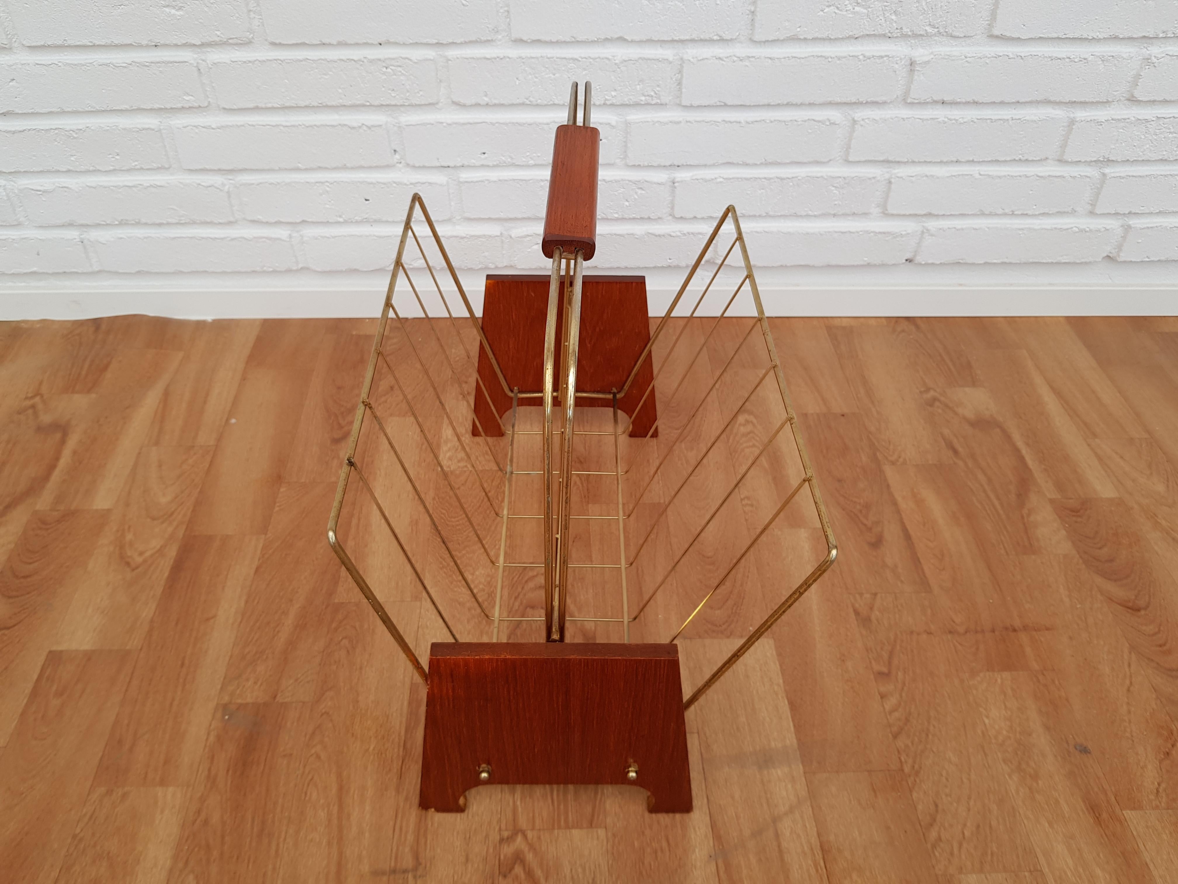 brass newspaper holder