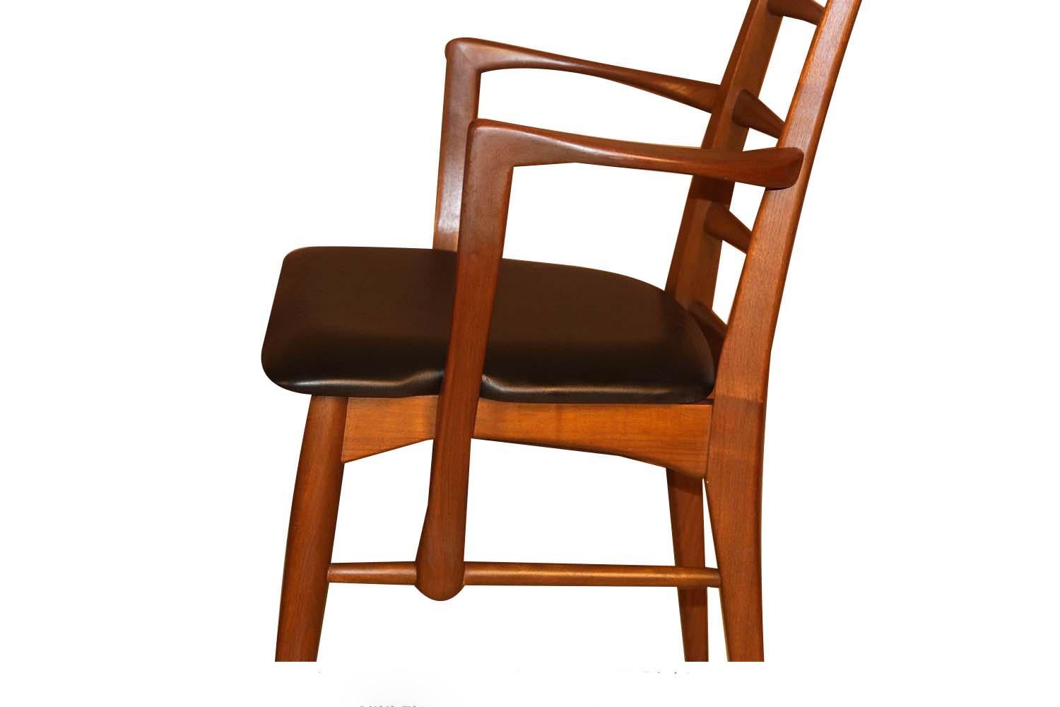 Mid-Century Modern Danish Niels Koefoed for Koefoeds Hornslet Lis Chairs