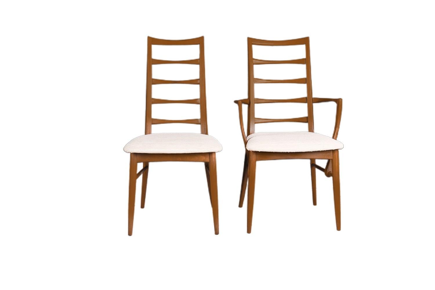 Tissu d'ameublement Chaises danoises Niels Koefoed pour Koefoeds Hornslet Lis en vente