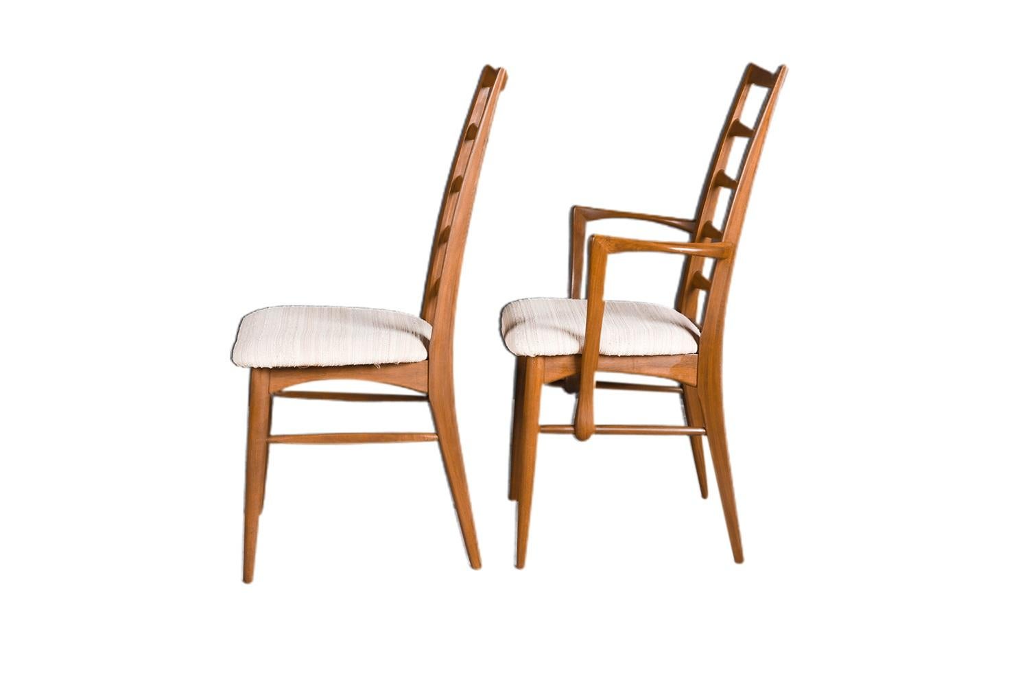 Upholstery Danish Niels Koefoed for Koefoeds Hornslet Lis Chairs For Sale