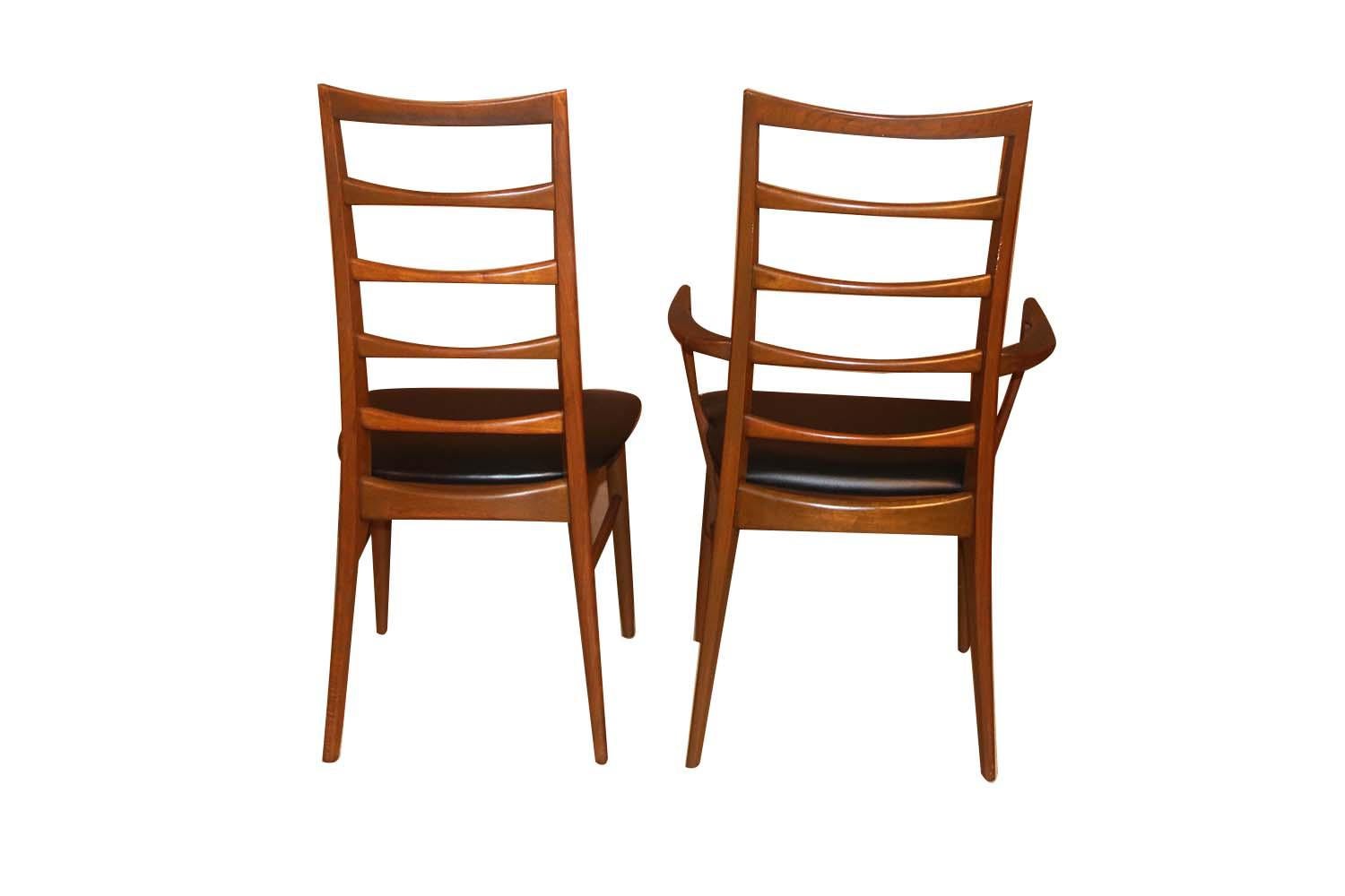 Teak Danish Niels Koefoed for Koefoeds Hornslet Lis Chairs