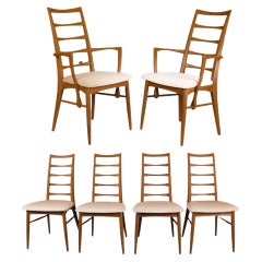 Chaises danoises Niels Koefoed pour Koefoeds Hornslet Lis