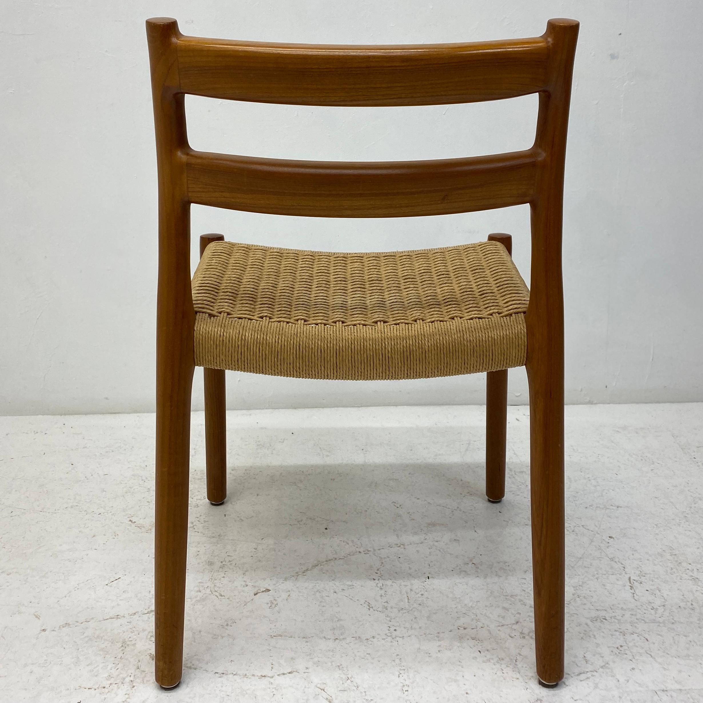 Danish Niels Moller Dining Chairs Six 5