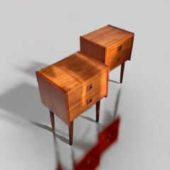 Danish Nightstands in Teak from Brouer Møbelfabrik, 1960s, Set of 2