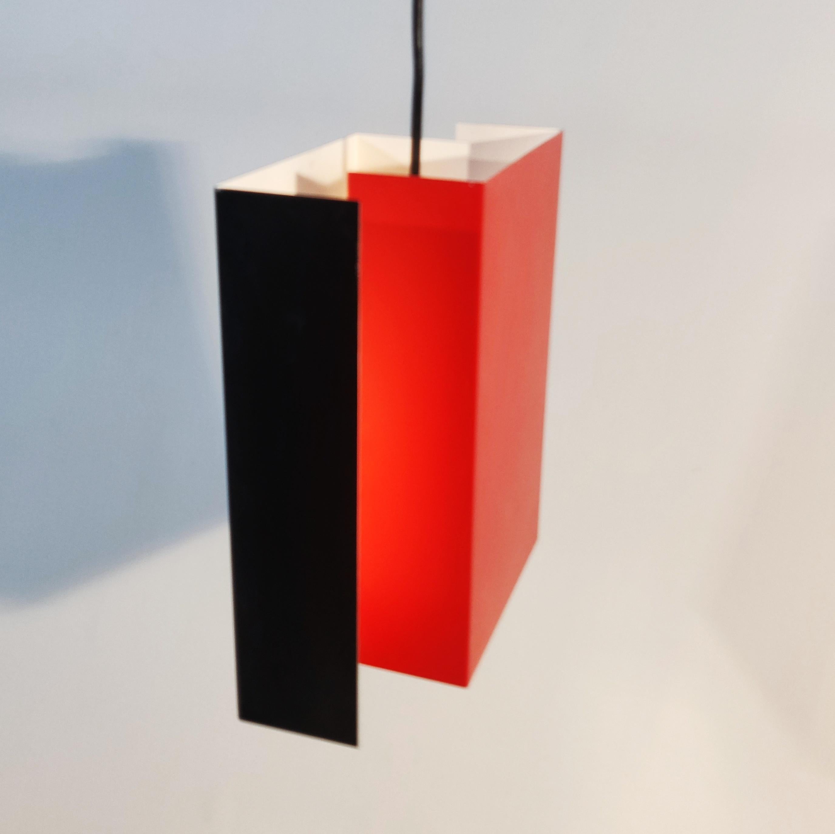 Rare pendant / table lamp by Simon Poul Henningsen for LYFA, Denmark, 1970s.
Nippon, rising sun, is the name of this zen-like lamp which be used as a pendant or as a table lamp. Danish architect and lighting designer Simon Poul Henningsen , son of