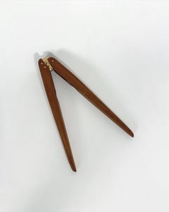 Danish Nutcracker Preben Broste Teak Brass Denmark 1960s