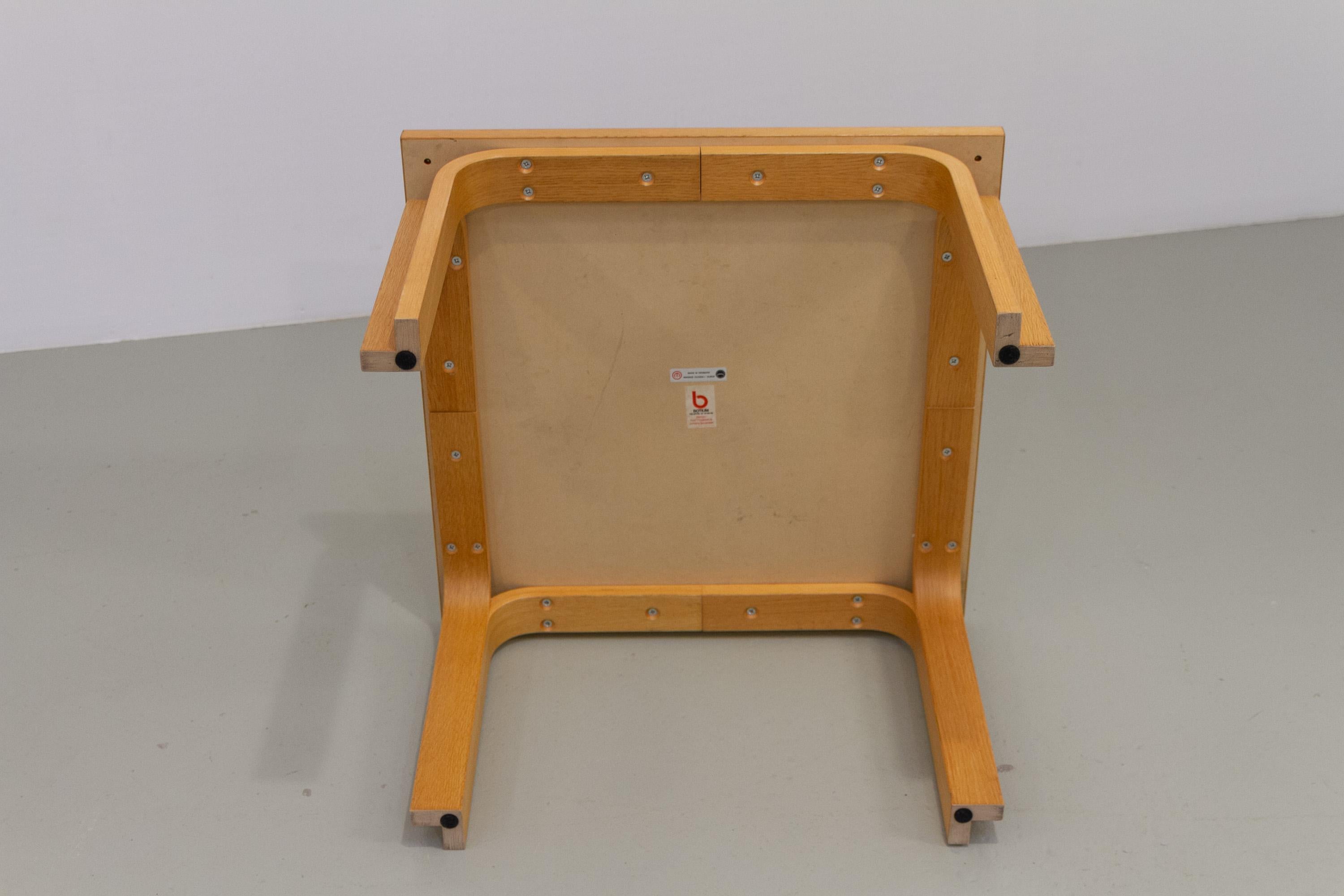 Danish Oak and Black Botium Lounge Table by Magnus Olesen, 1970s. en vente 4