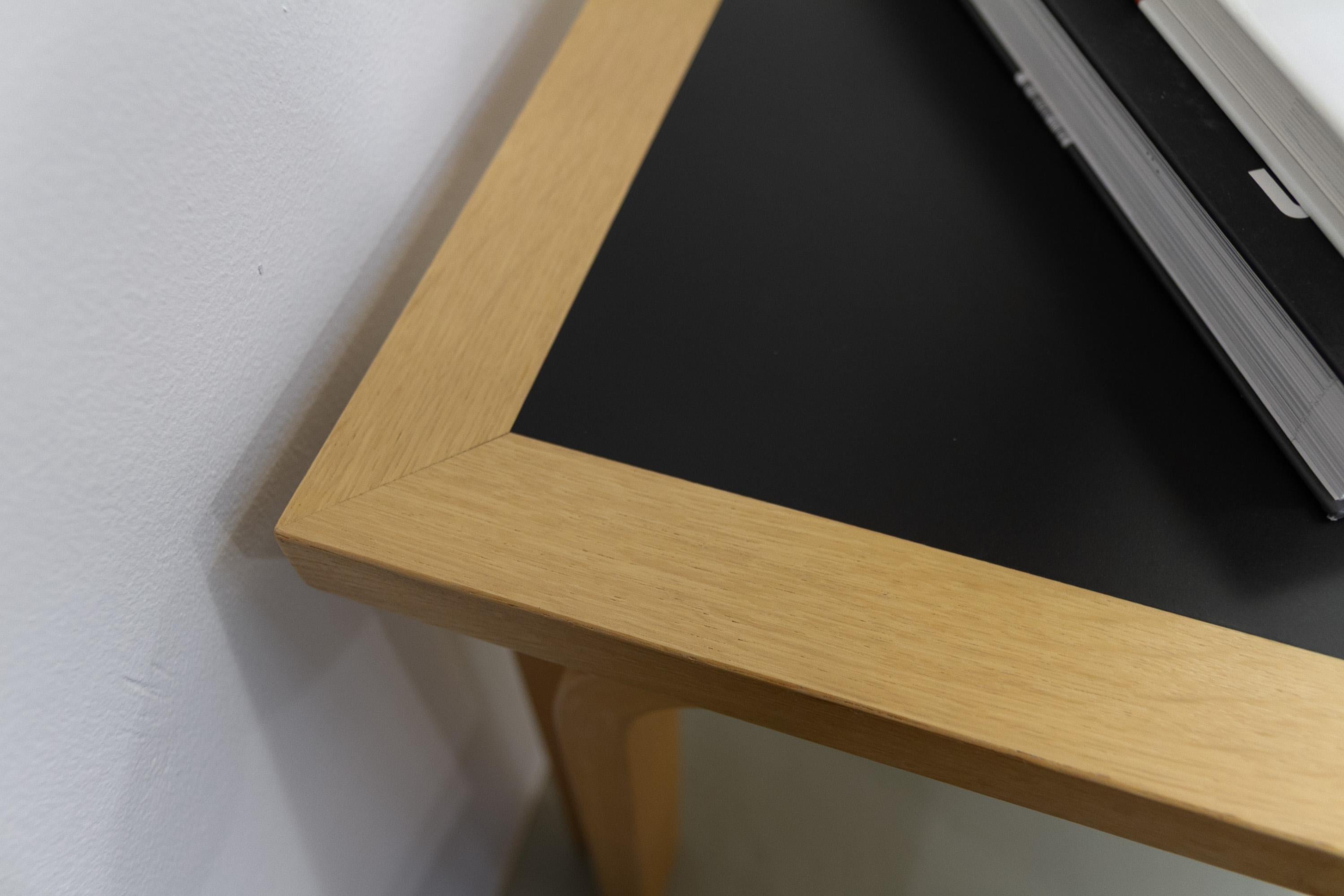 Danish Oak and Black Botium Lounge Table by Magnus Olesen, 1970s. en vente 10