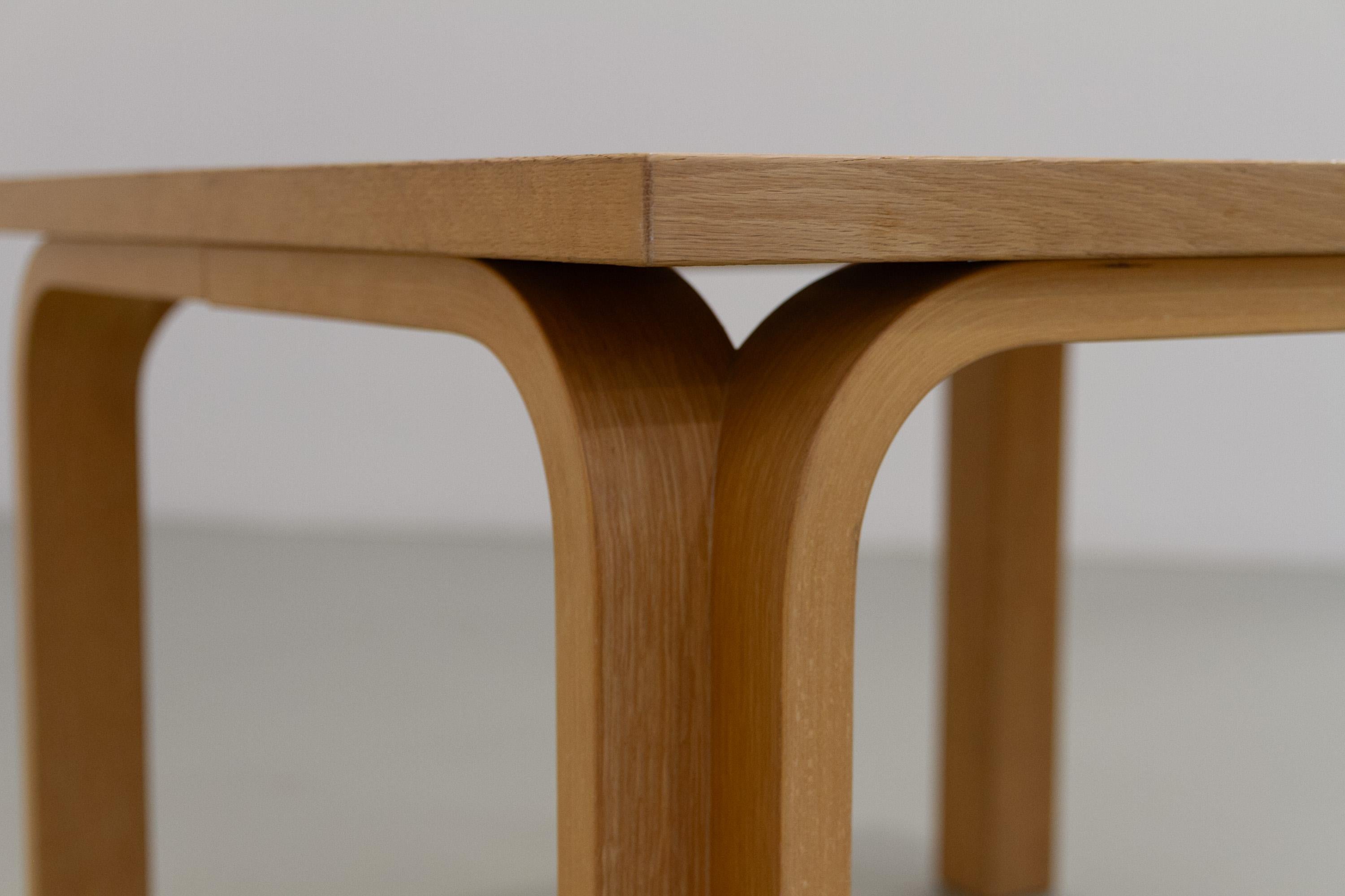 Danish Oak and Black Botium Lounge Table by Magnus Olesen, 1970s. en vente 2