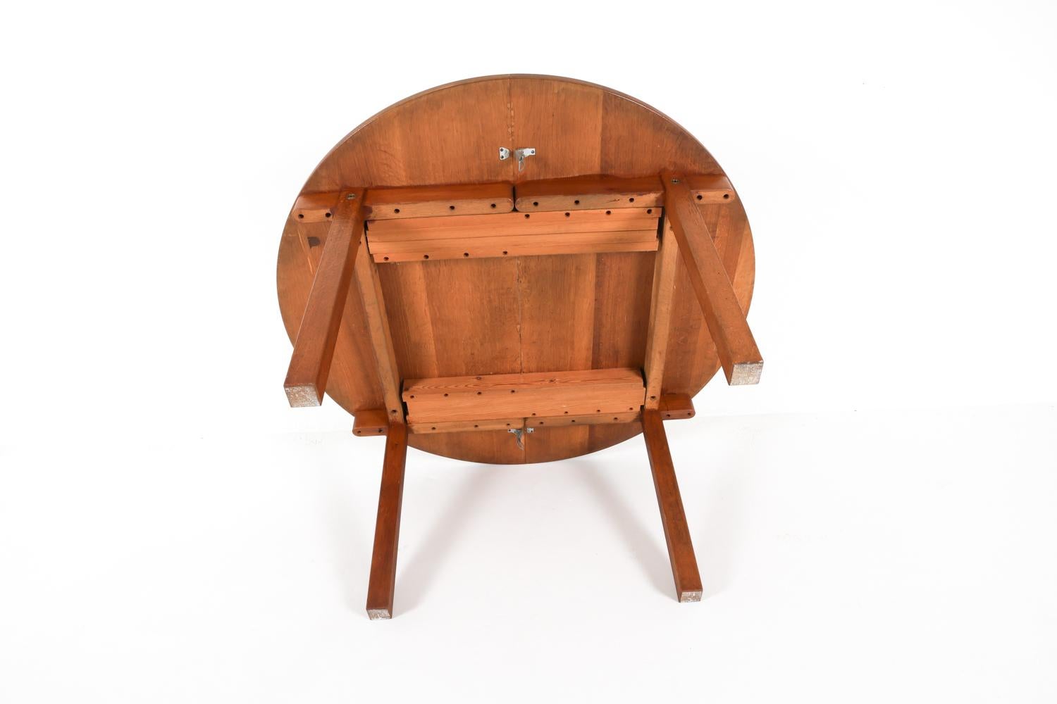 Dänischer Esstisch und Stühle aus Eiche und Leder von Kurt Ostervig, ca. 1960er Jahre im Angebot 9
