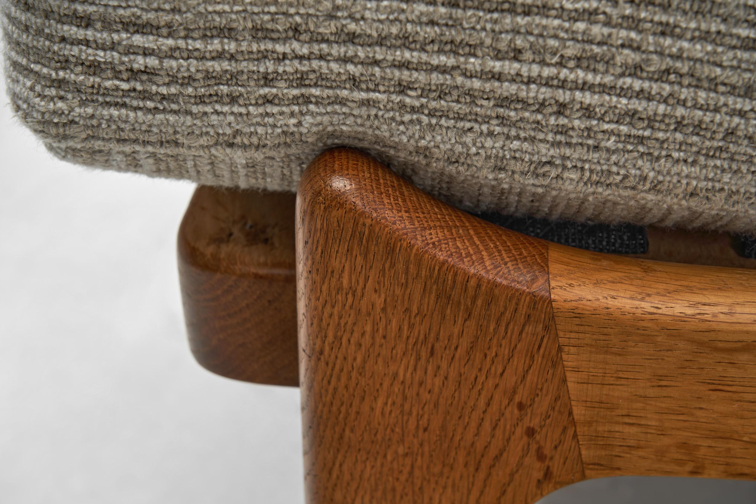 Danish Oak Armchair by H. Brockmann Petersen for Komfort, Denmark ca 1960s For Sale 8