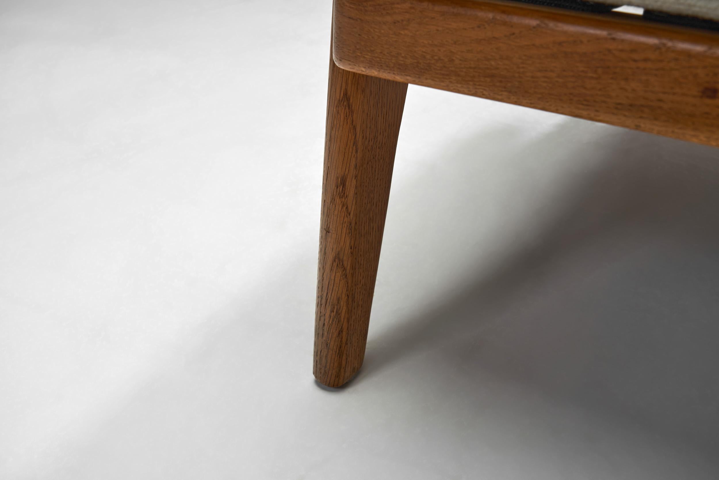 Danish Oak Armchair by H. Brockmann Petersen for Komfort, Denmark ca 1960s For Sale 10
