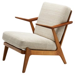 Danish Oak Armchair by H. Brockmann Petersen for Komfort, Denmark ca 1960s