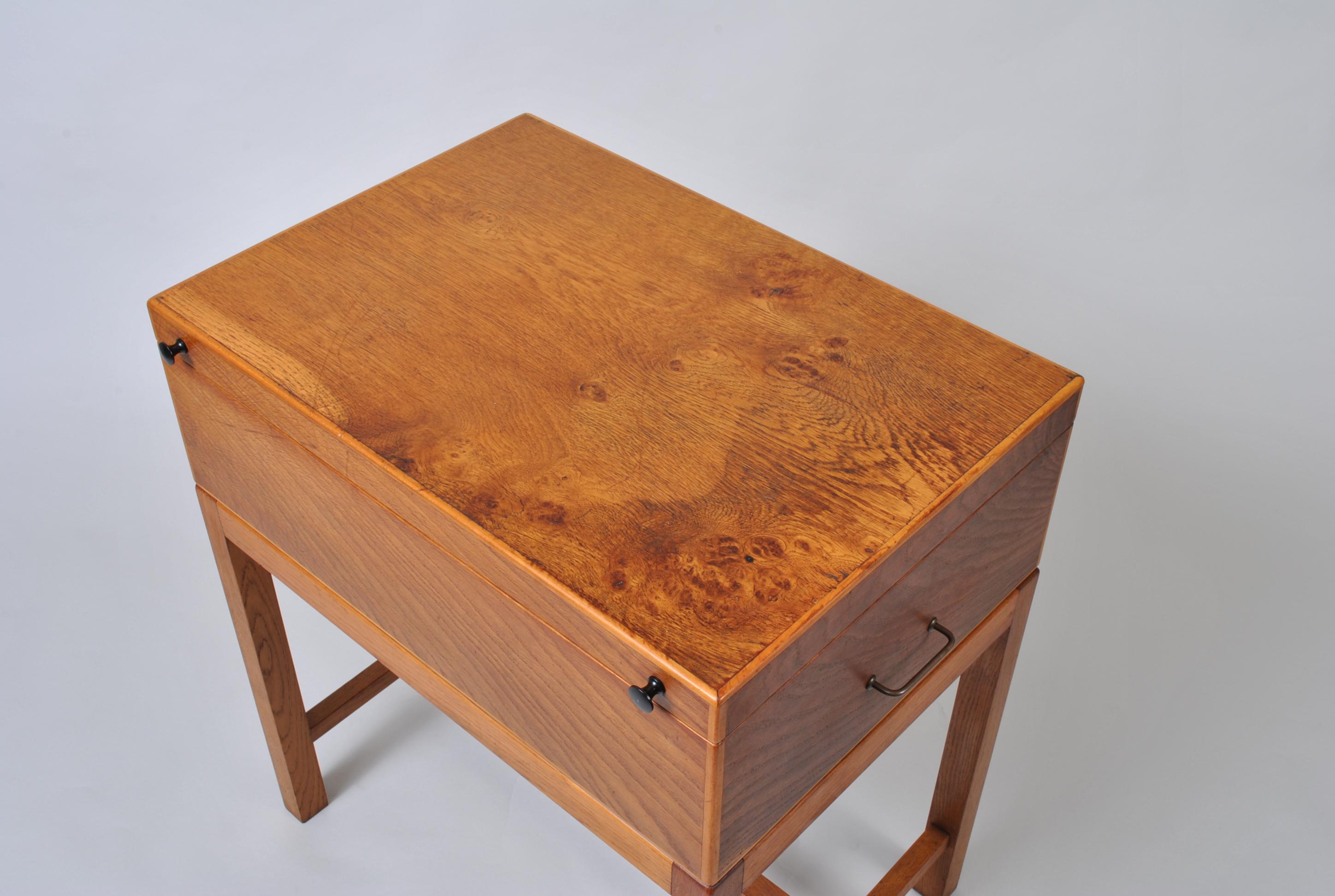 Danish Oak Box Table 2