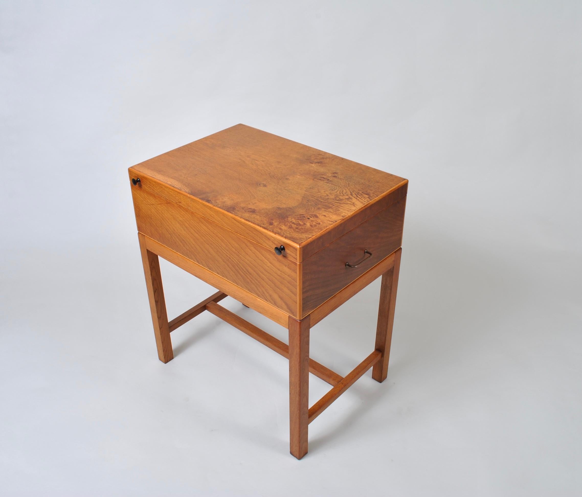 Danish Oak Box Table 3