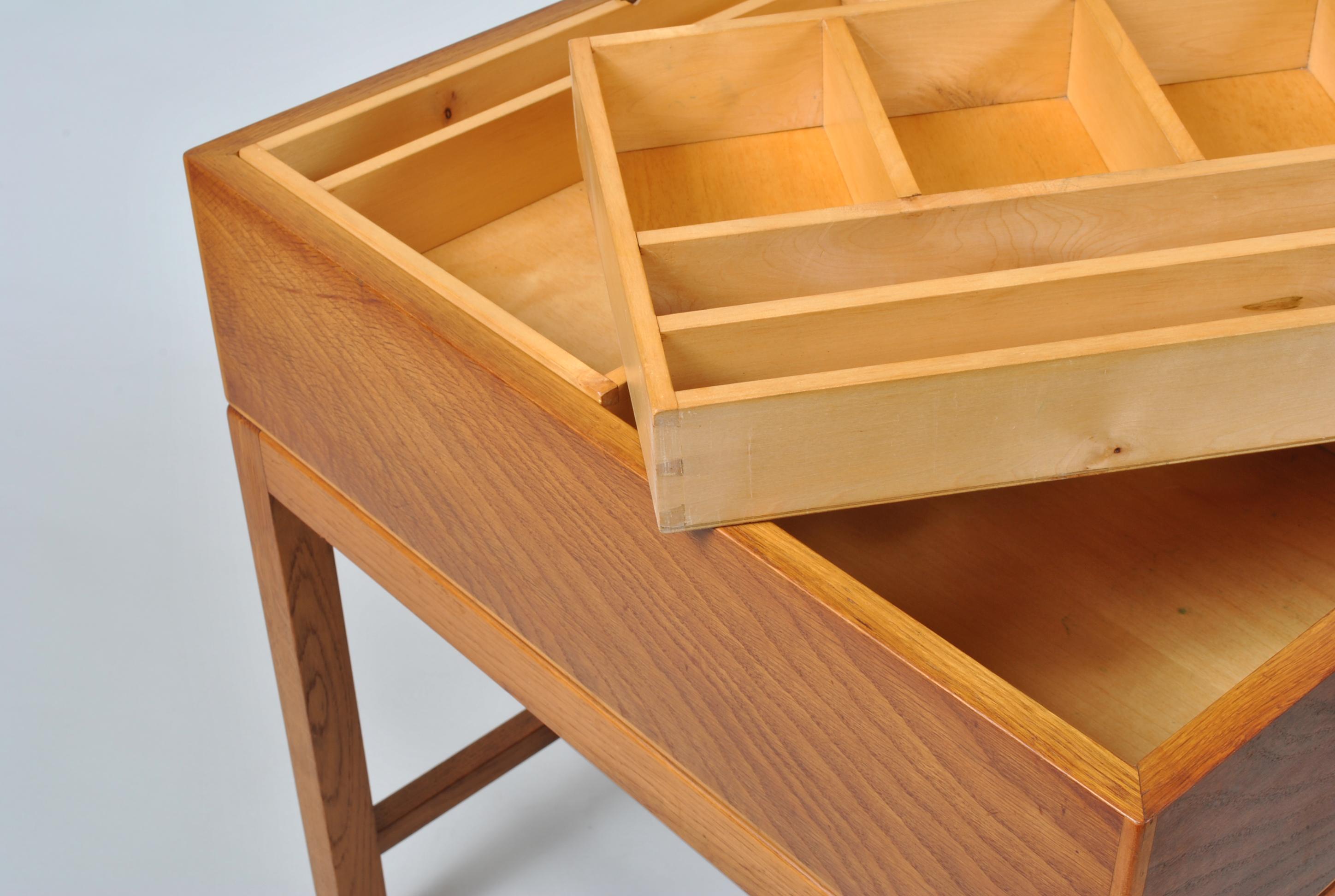 20th Century Danish Oak Box Table