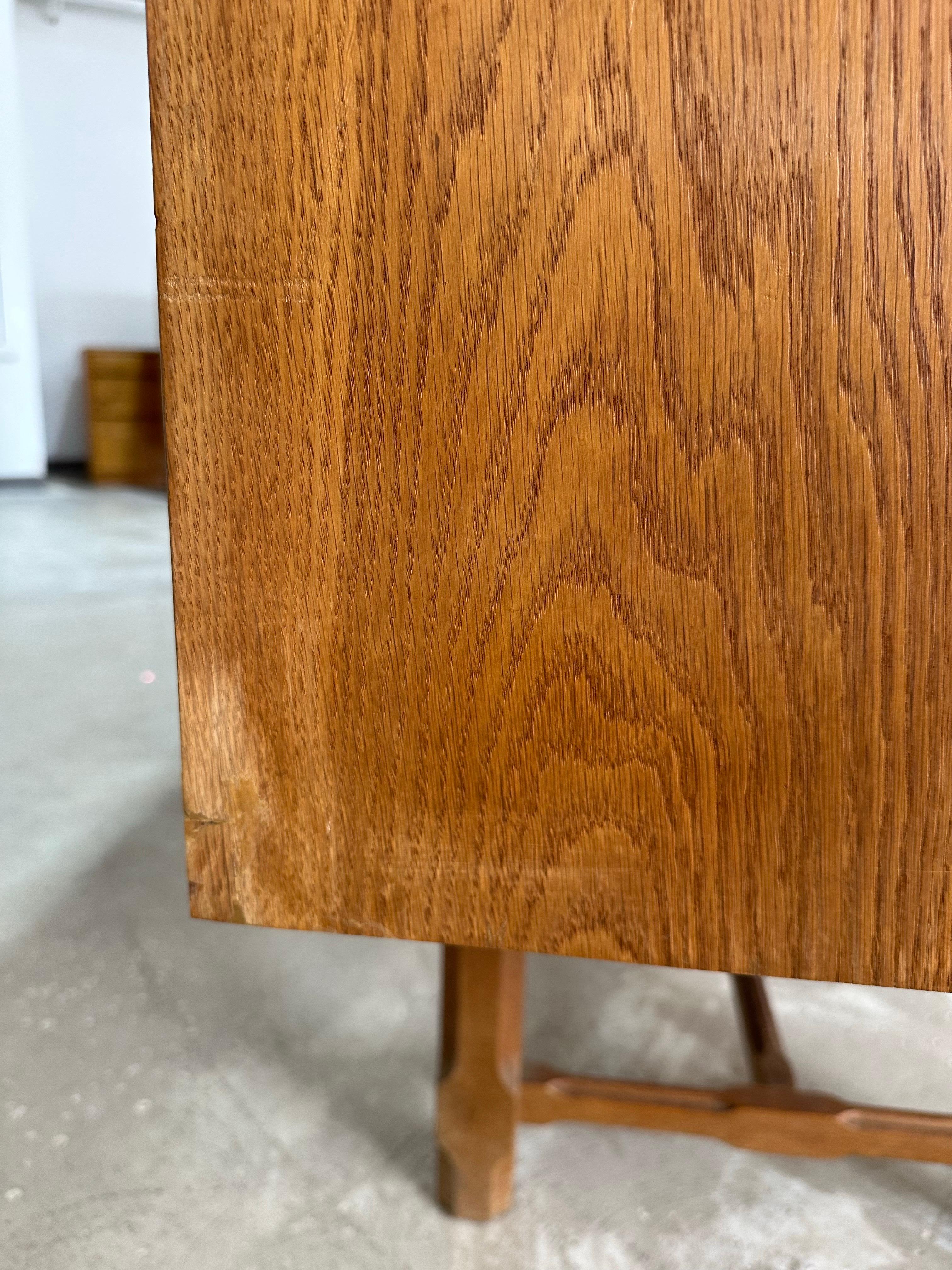 Brutalistisches Sideboard aus dänischer Eiche von Vondo Sonderborg im Angebot 4