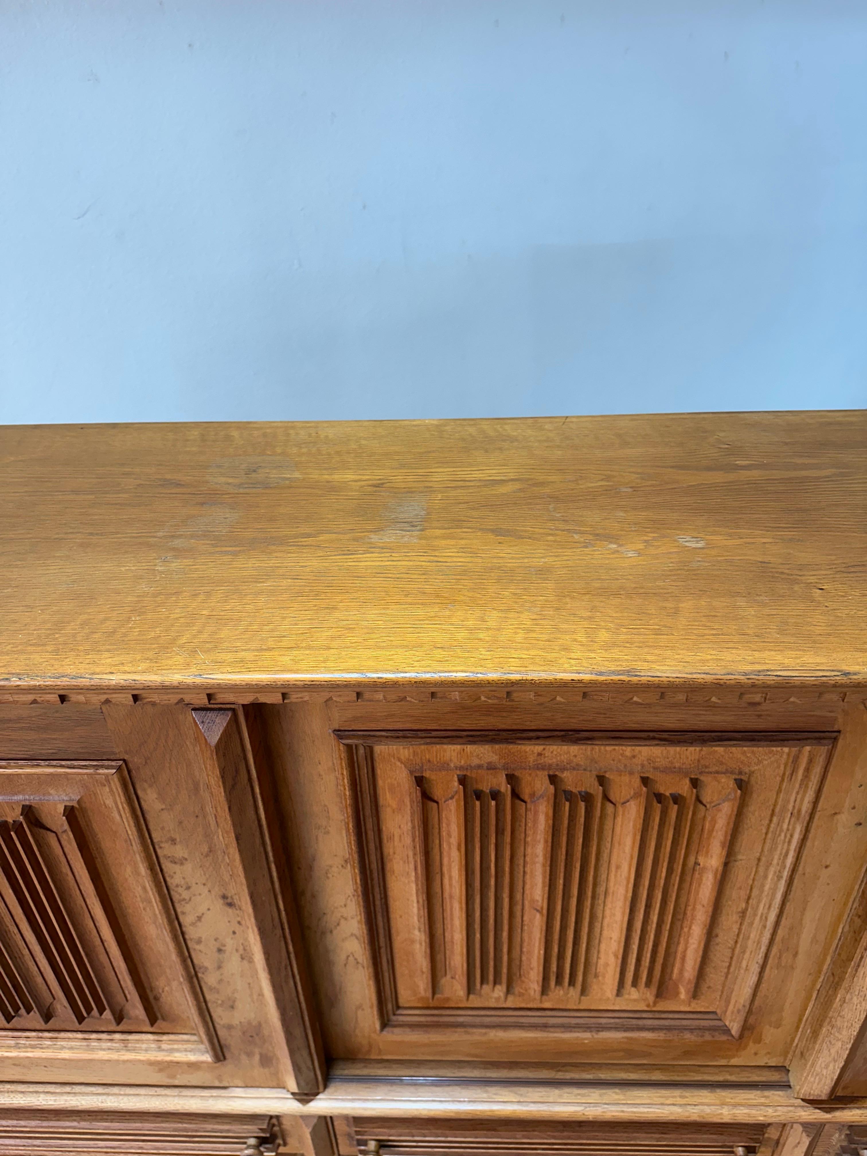 Brutalistisches Sideboard aus dänischer Eiche von Vondo Sonderborg im Angebot 5
