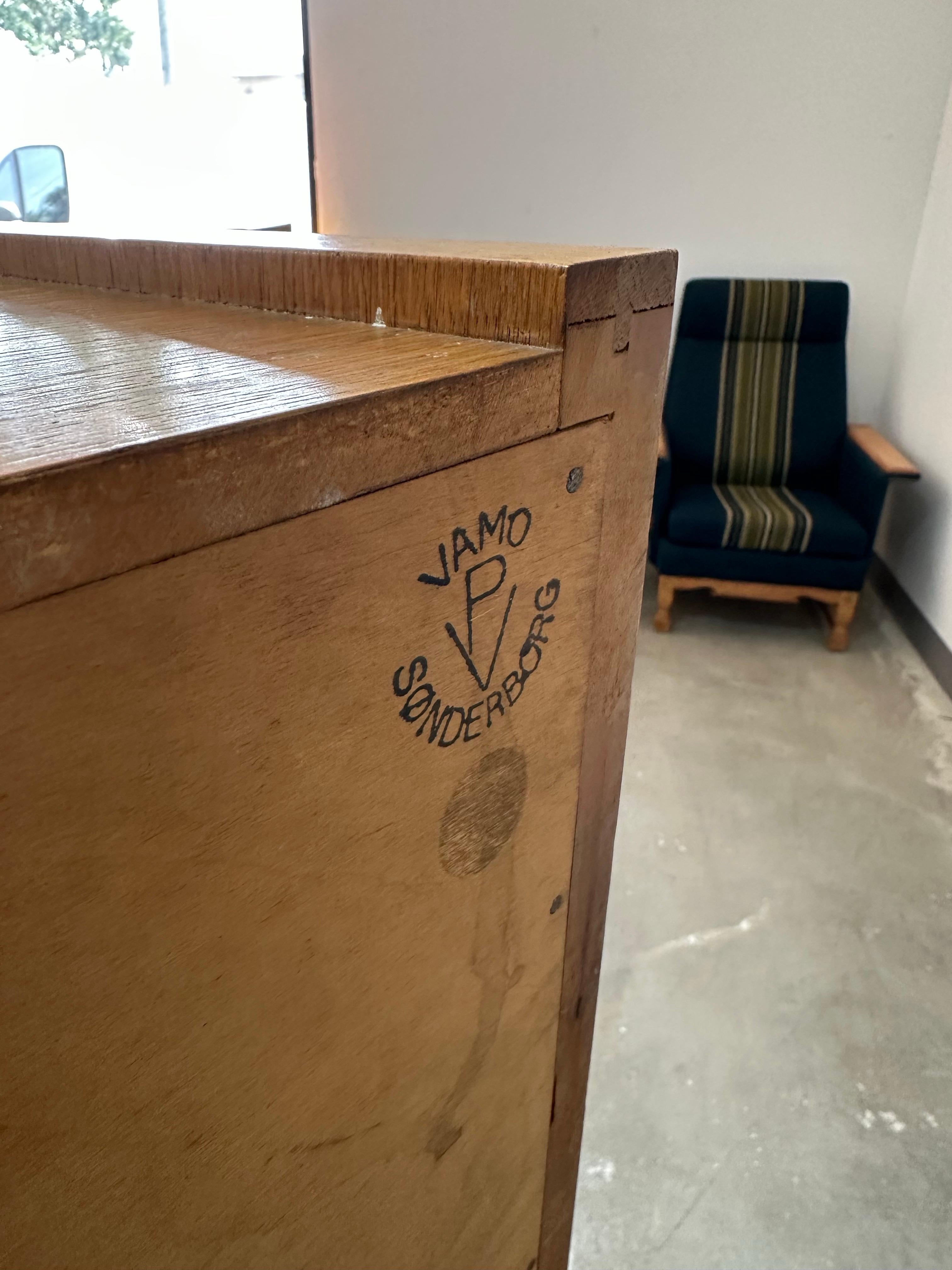 Brutalistisches Sideboard aus dänischer Eiche von Vondo Sonderborg im Angebot 6