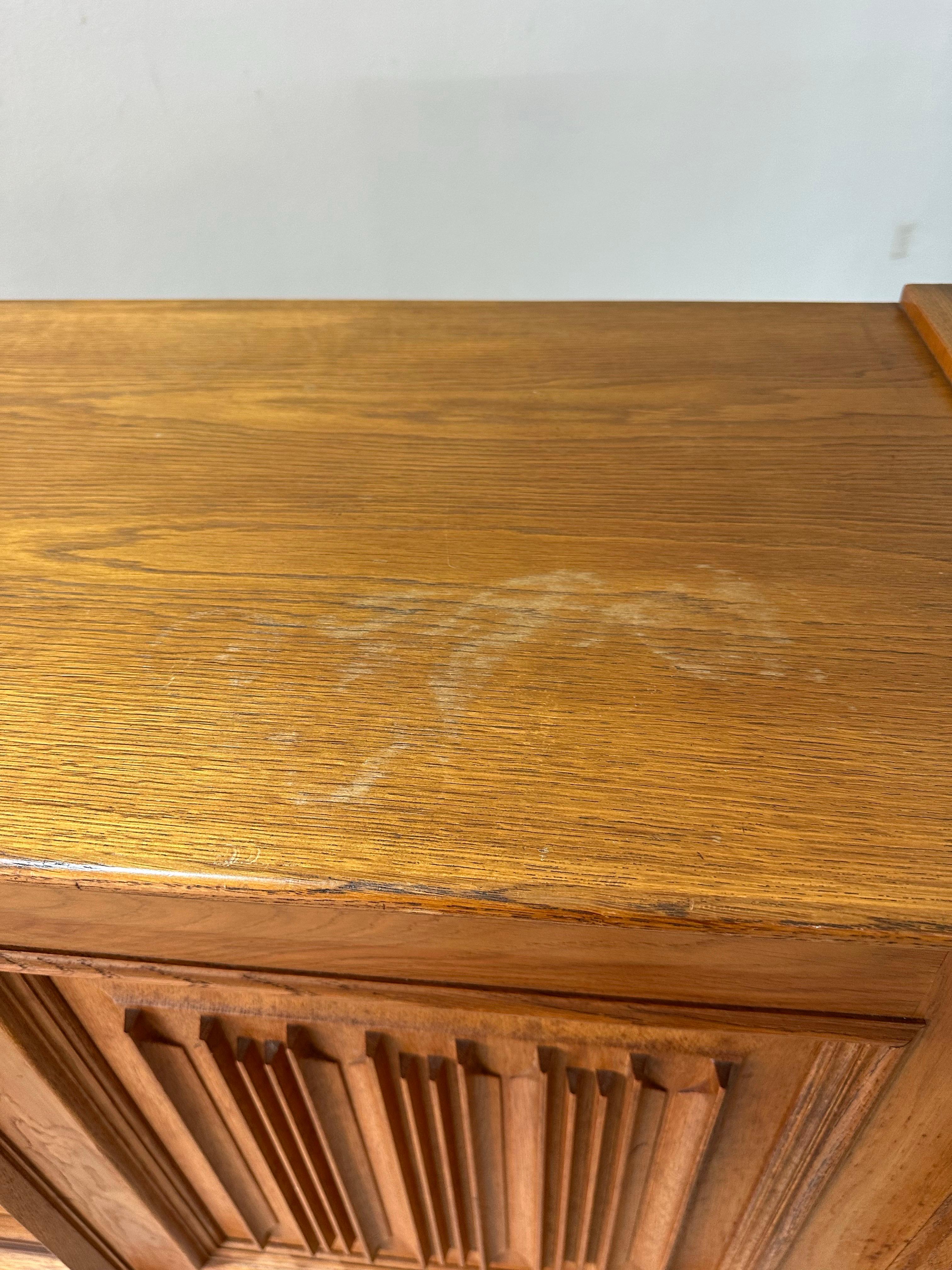 Brutalistisches Sideboard aus dänischer Eiche von Vondo Sonderborg im Angebot 11