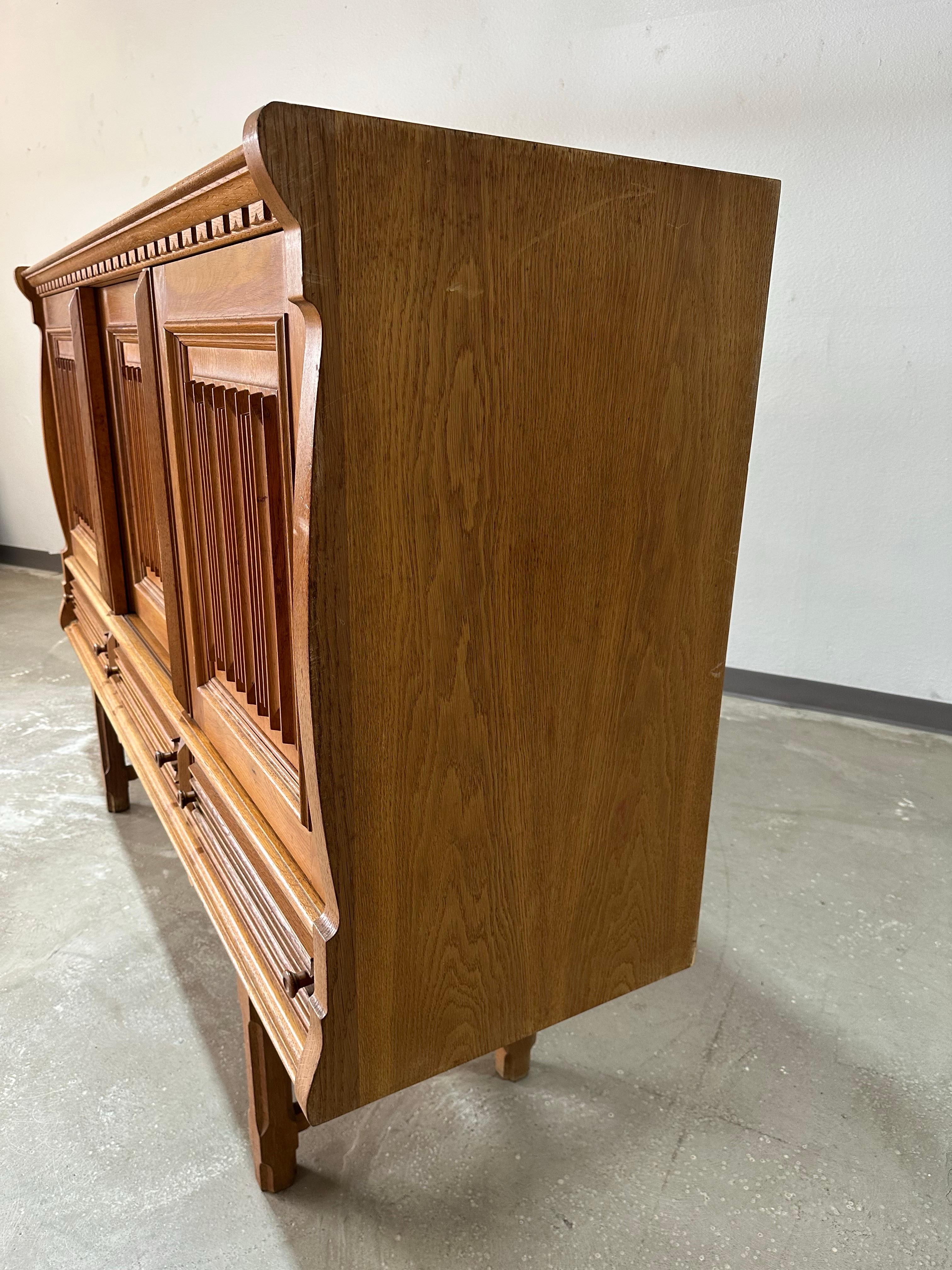 Brutalistisches Sideboard aus dänischer Eiche von Vondo Sonderborg im Angebot 1