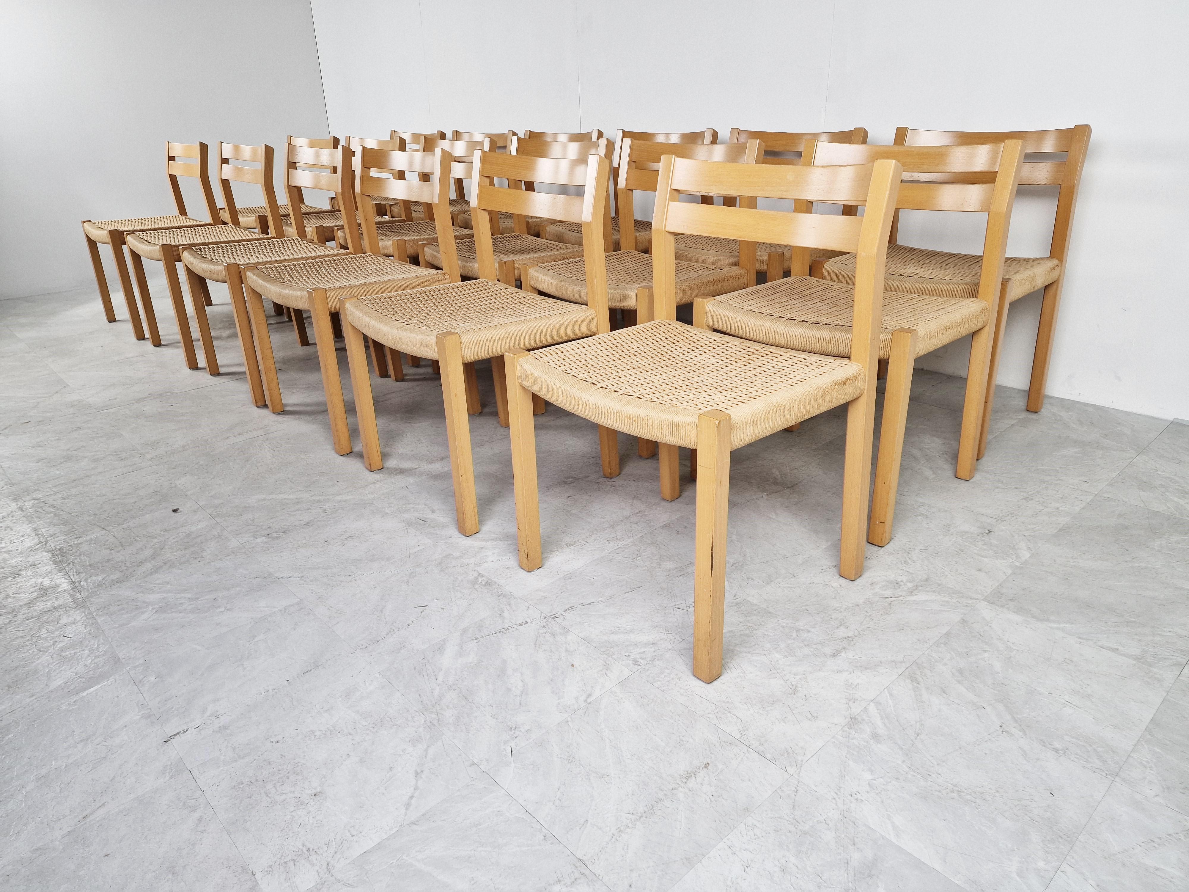 Late 20th Century Danish Oak Chairs by Niels Otto Møller for Møller Mobelfabrik, Set of 8
