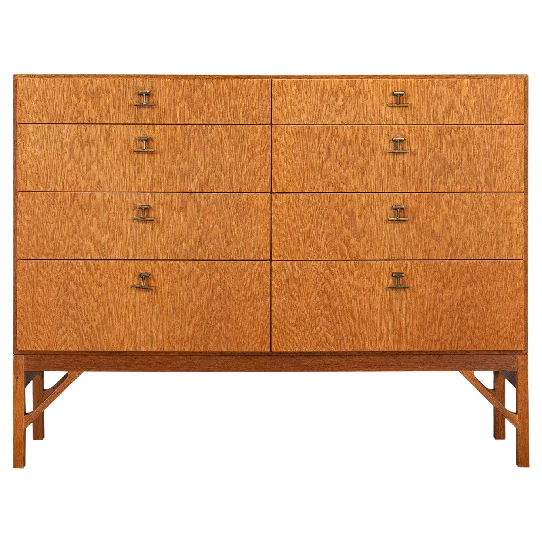 Danish Oak Chest of Drawers No. 234 by Børge Mogensen for FDB Mobler, 1960s