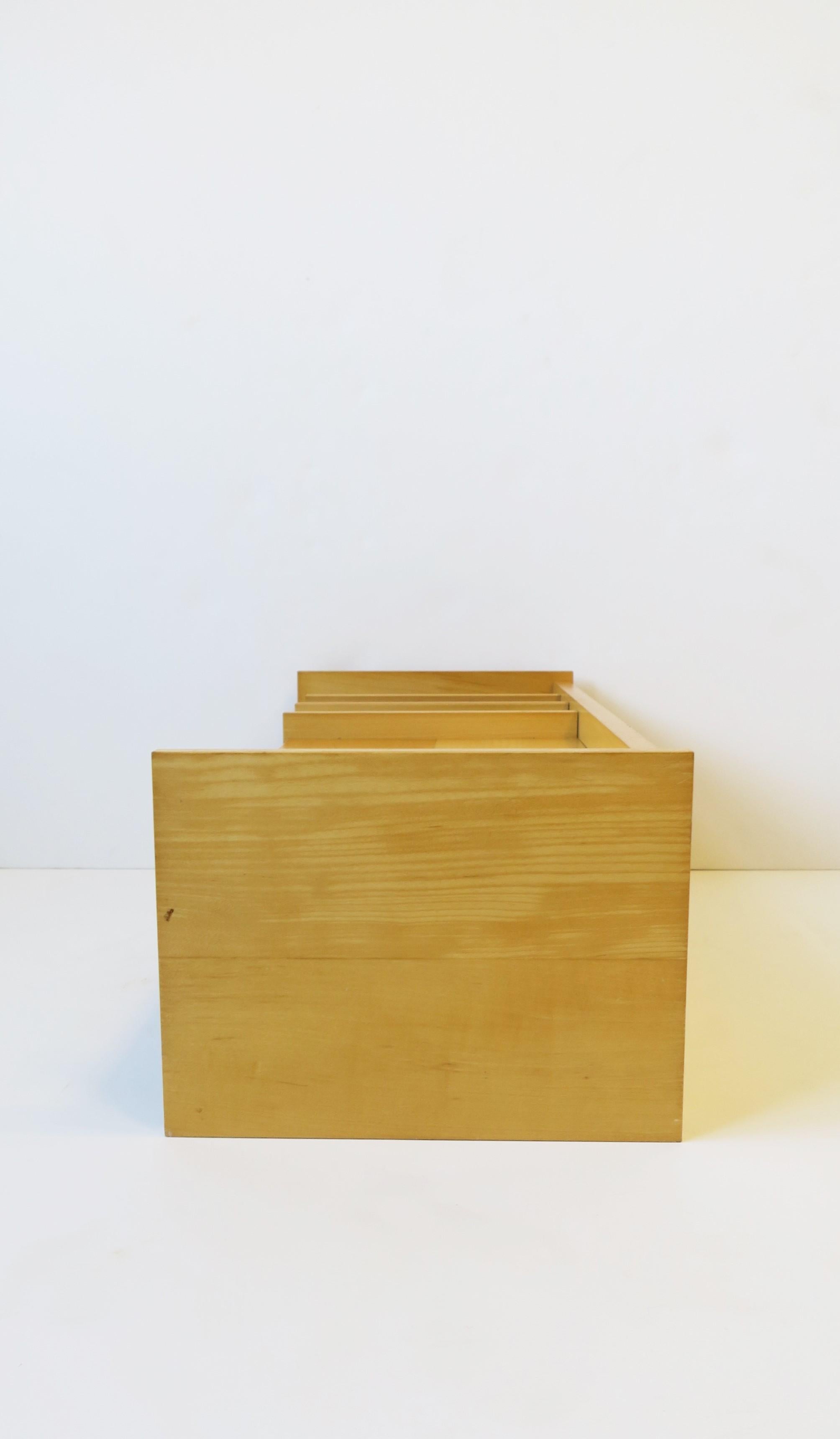 Danish Oak Desk Office Organizer with Shelves For Sale 7