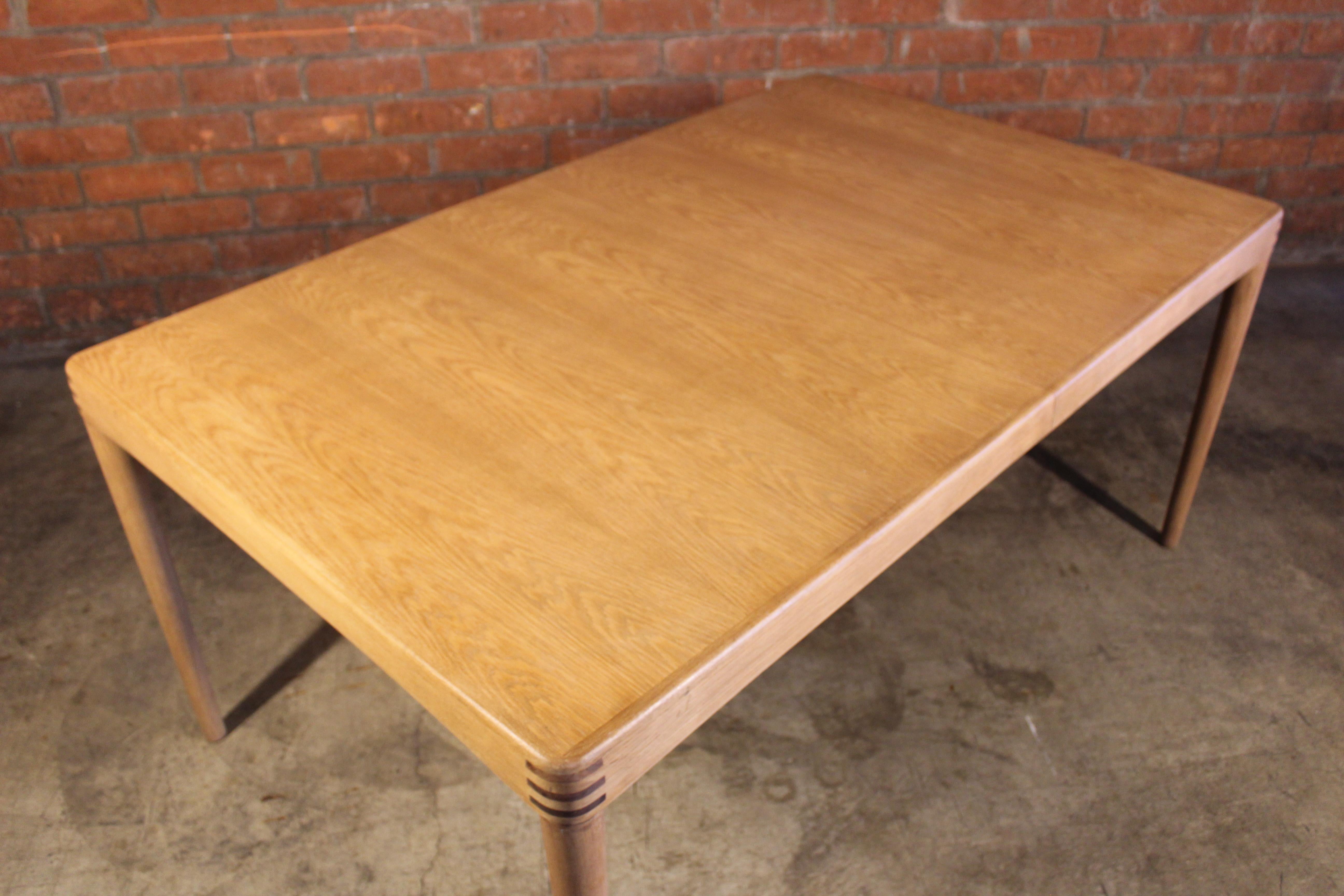 Danish Oak Dining Table by H.W Klein for Bramin, 1960s 5