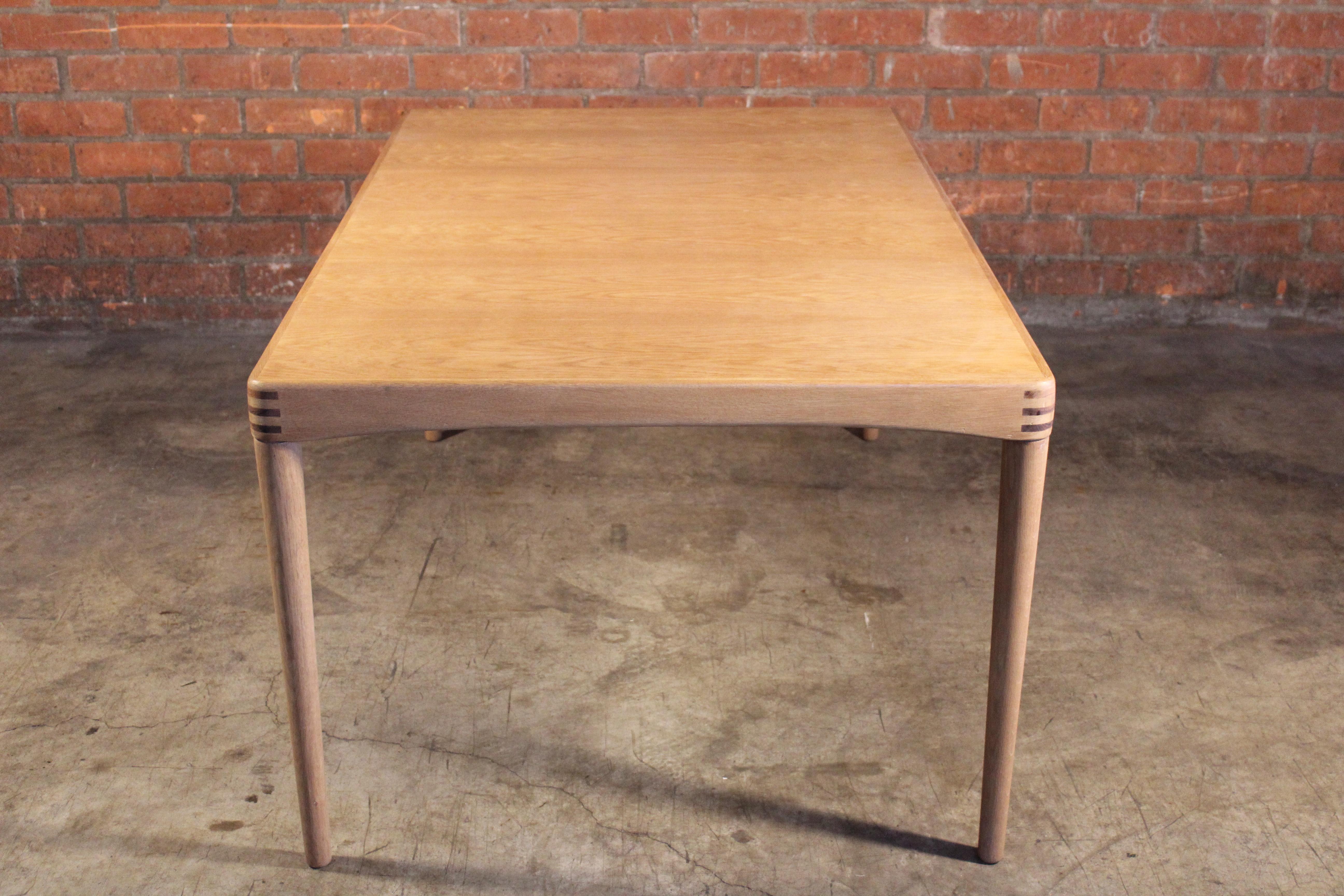 Danish Oak Dining Table by H.W Klein for Bramin, 1960s 6