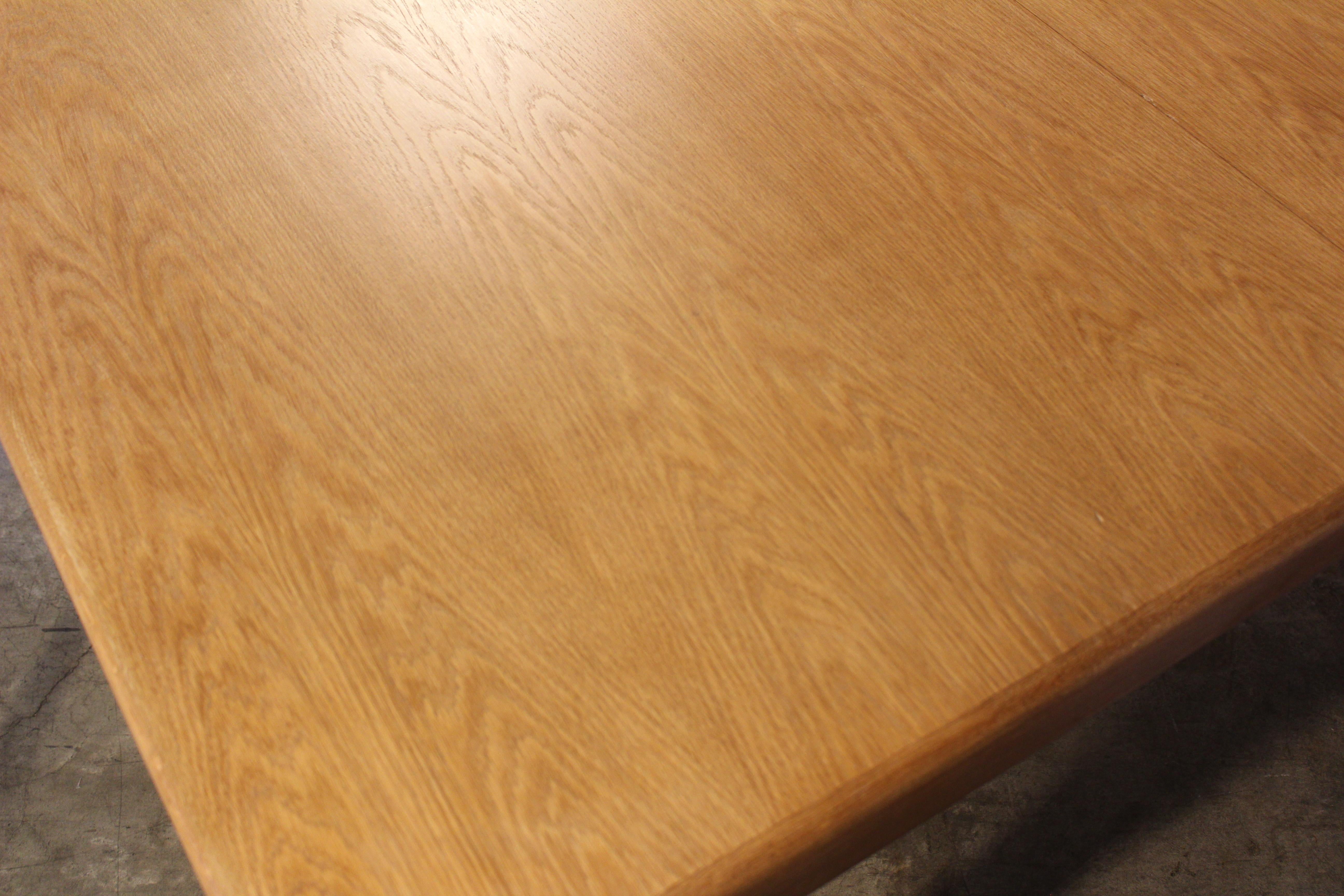 Danish Oak Dining Table by H.W Klein for Bramin, 1960s 8