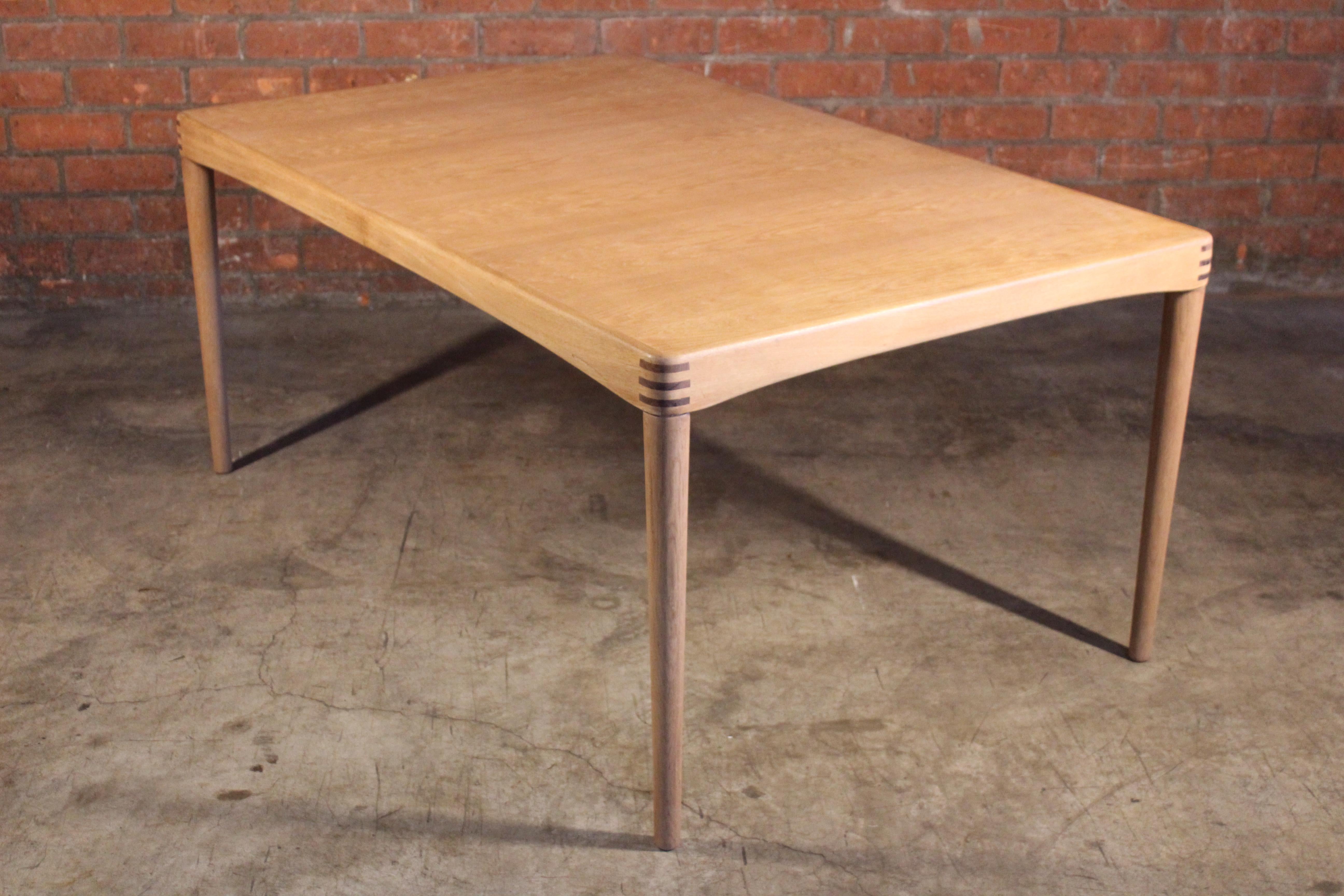 Danish Oak Dining Table by H.W Klein for Bramin, 1960s 10