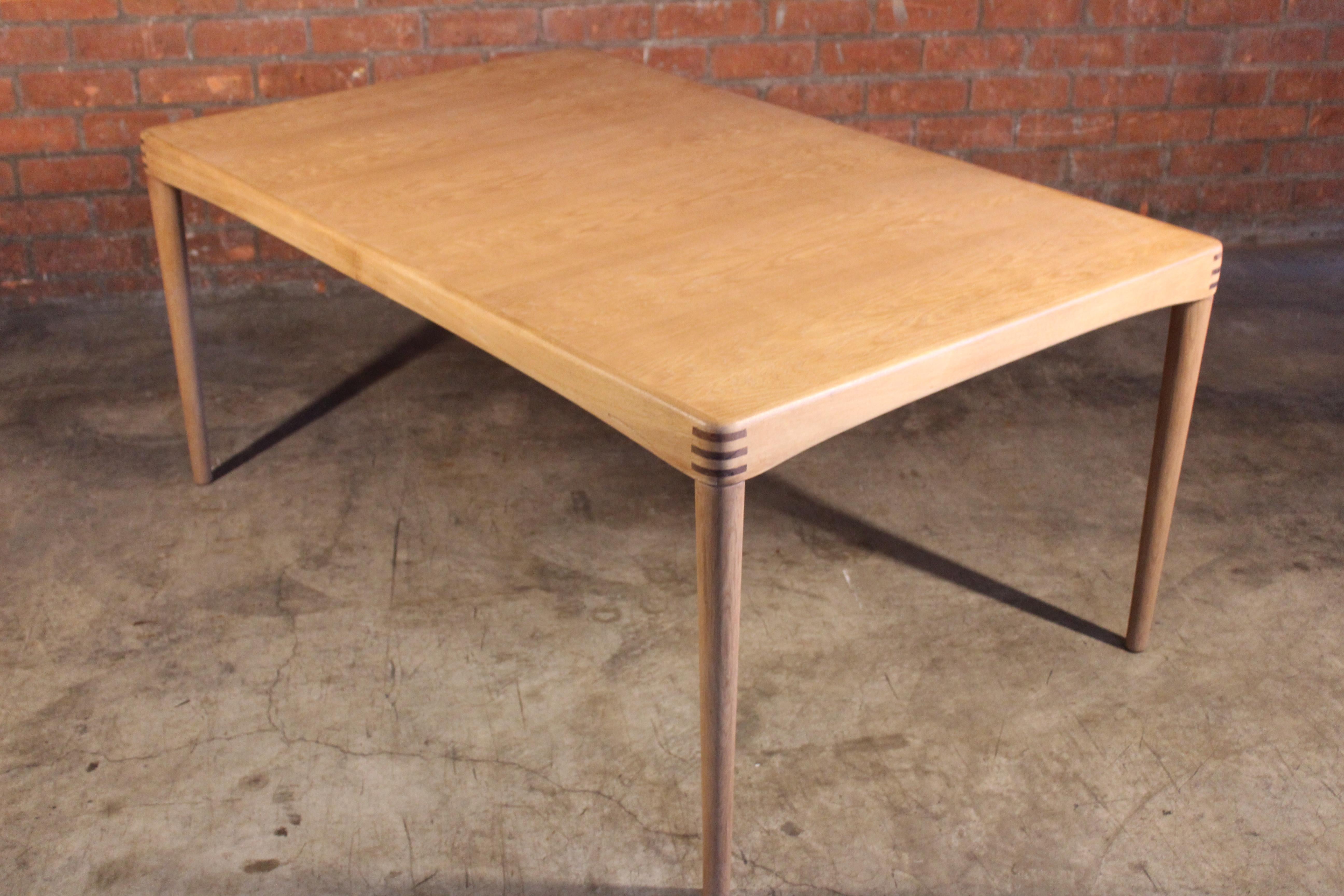 Danish Oak Dining Table by H.W Klein for Bramin, 1960s 11
