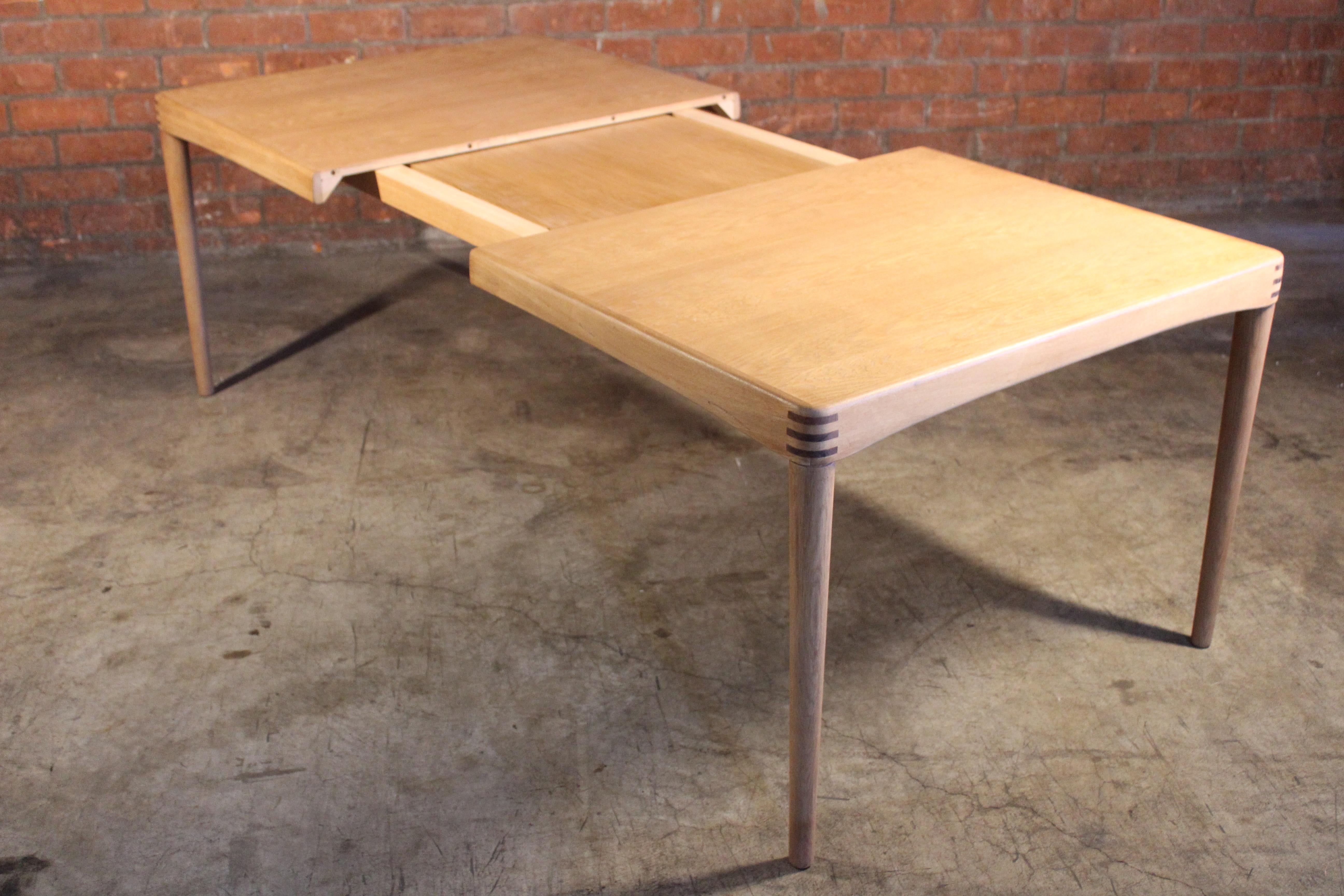 Danish Oak Dining Table by H.W Klein for Bramin, 1960s 12