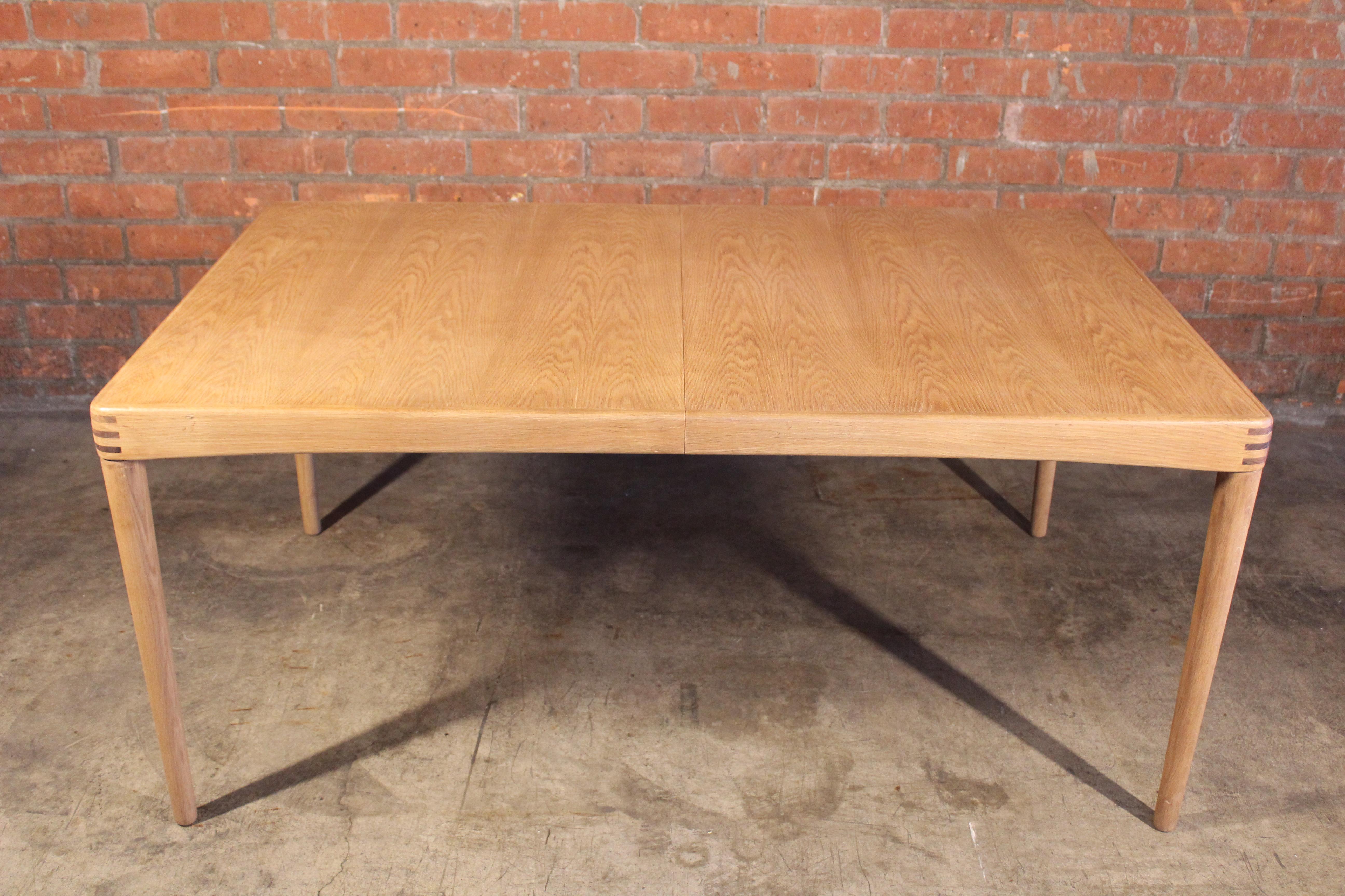 Mid-20th Century Danish Oak Dining Table by H.W Klein for Bramin, 1960s