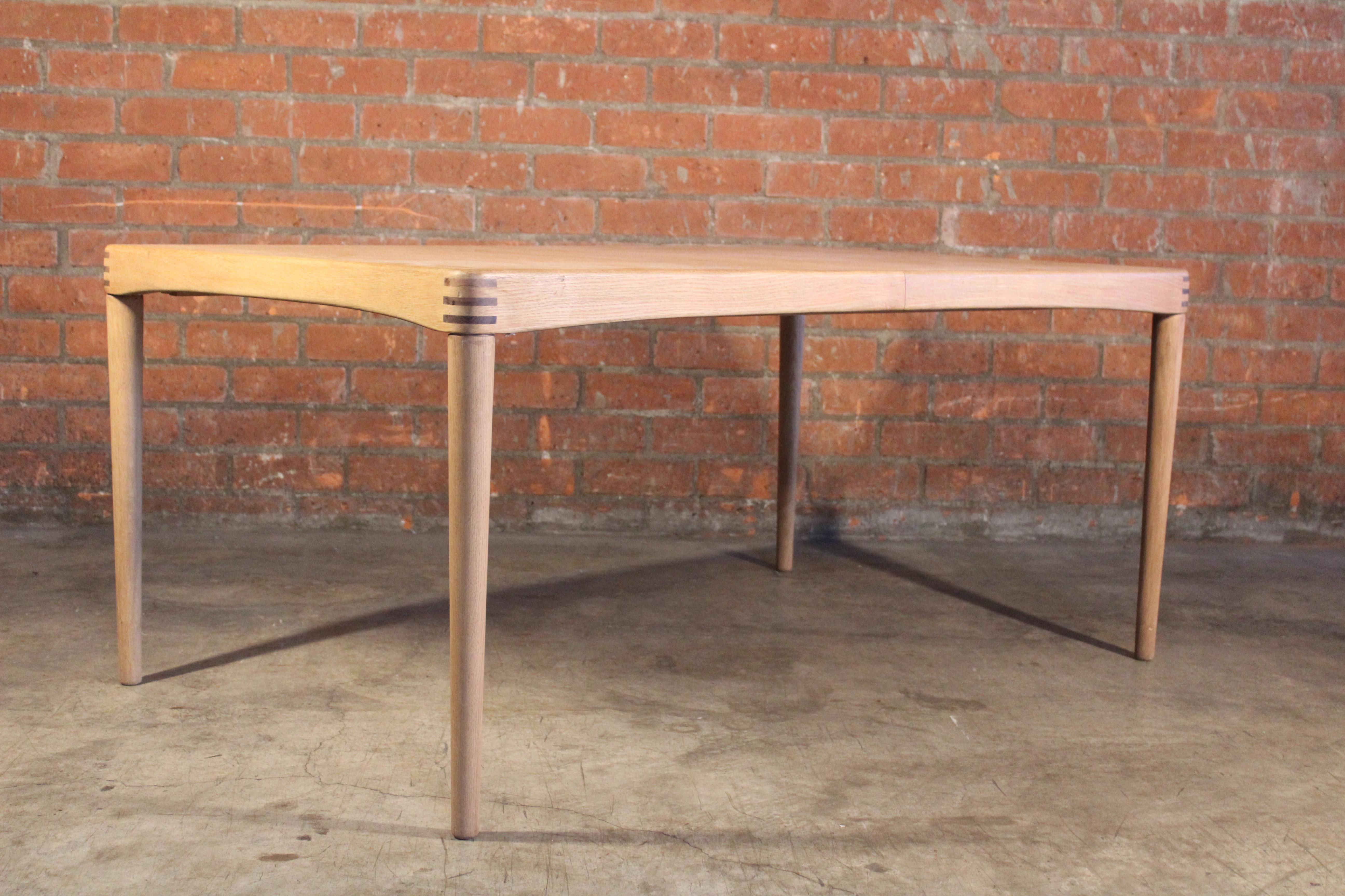 Danish Oak Dining Table by H.W Klein for Bramin, 1960s 1
