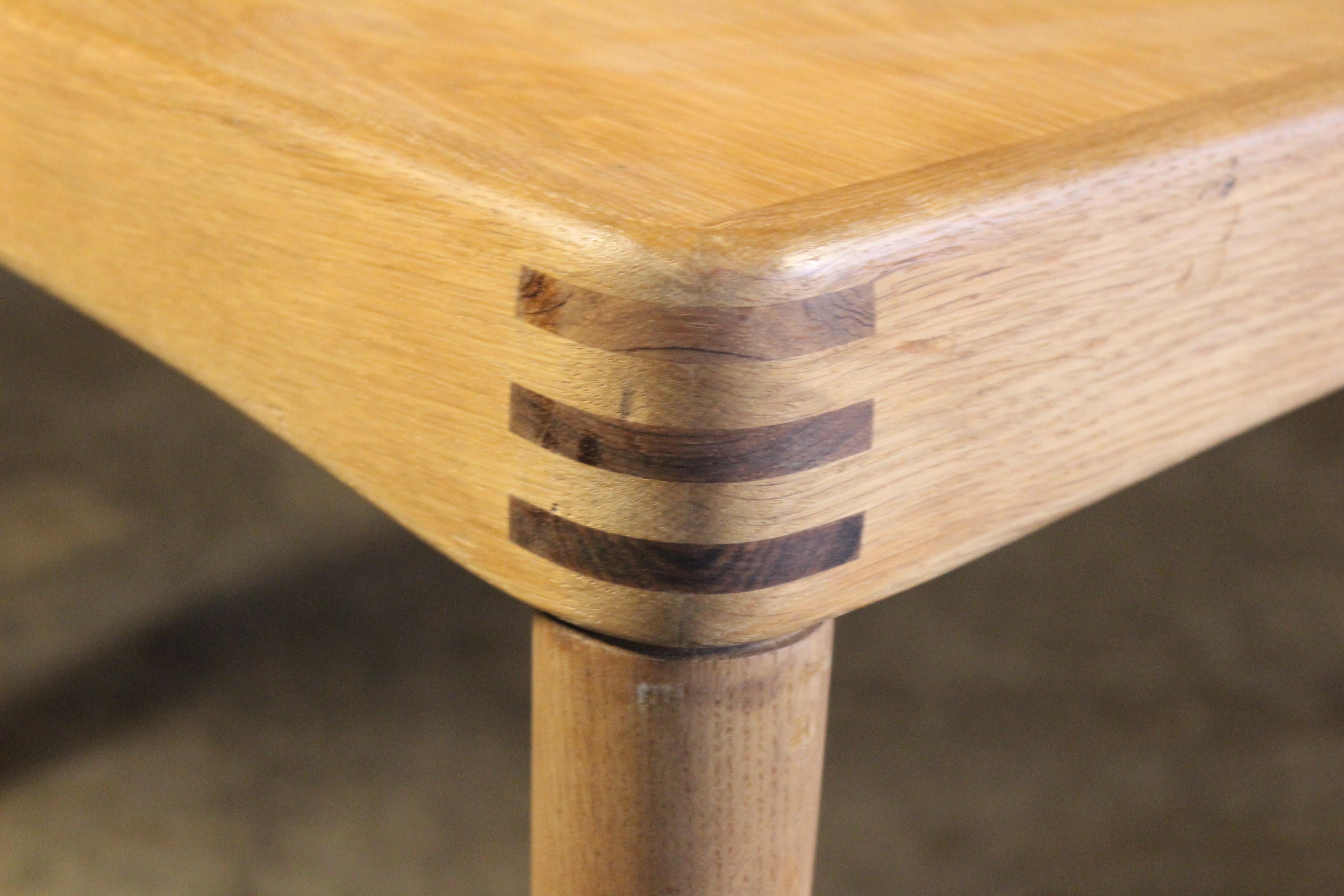 Danish Oak Dining Table by H.W Klein for Bramin, 1960s 3