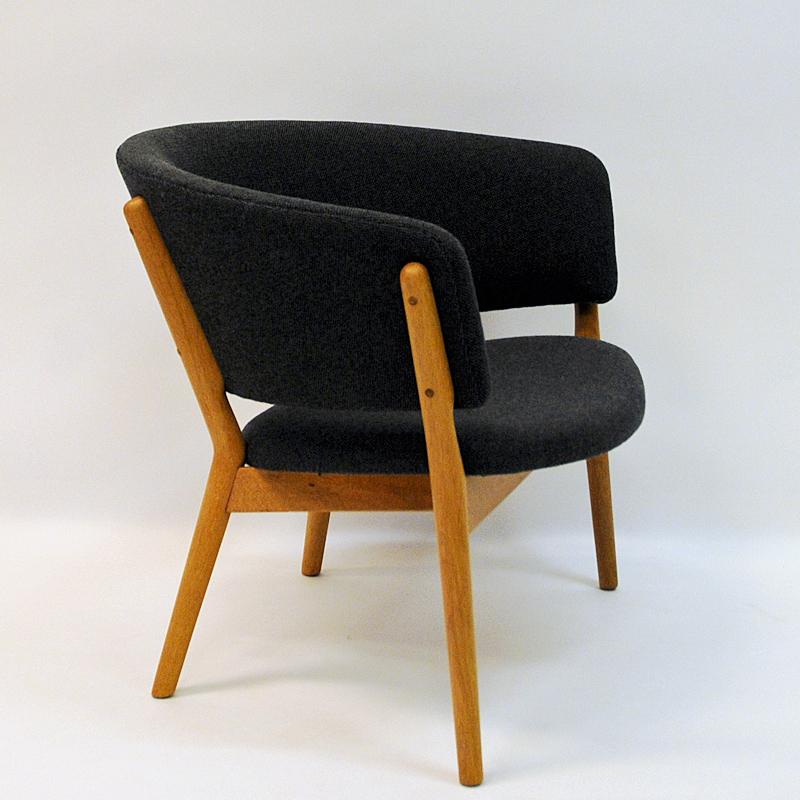 Scandinavian Modern Danish Oak Easy Chair Mod ND83 by Nanna Ditzel, Denmark, 1950's