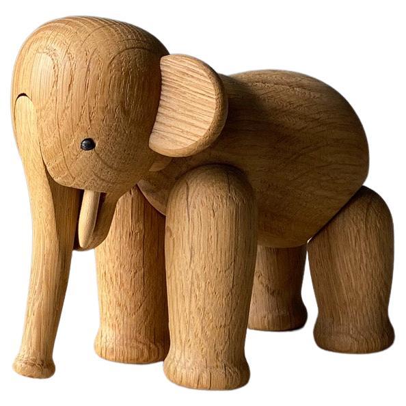 Danish Oak Elephant by Kay Bojensen  For Sale