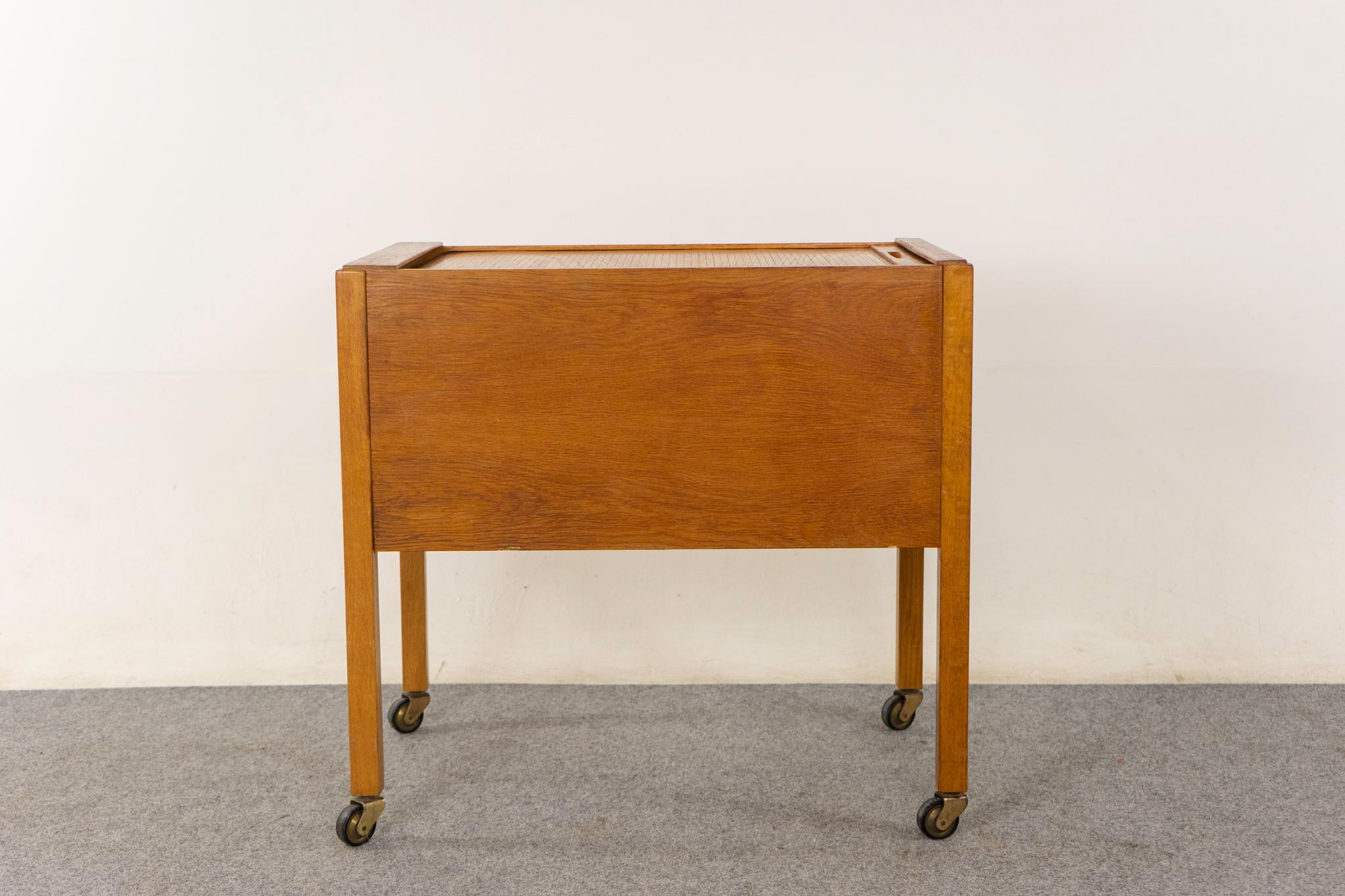 Danish Oak File Cabinet For Sale 4