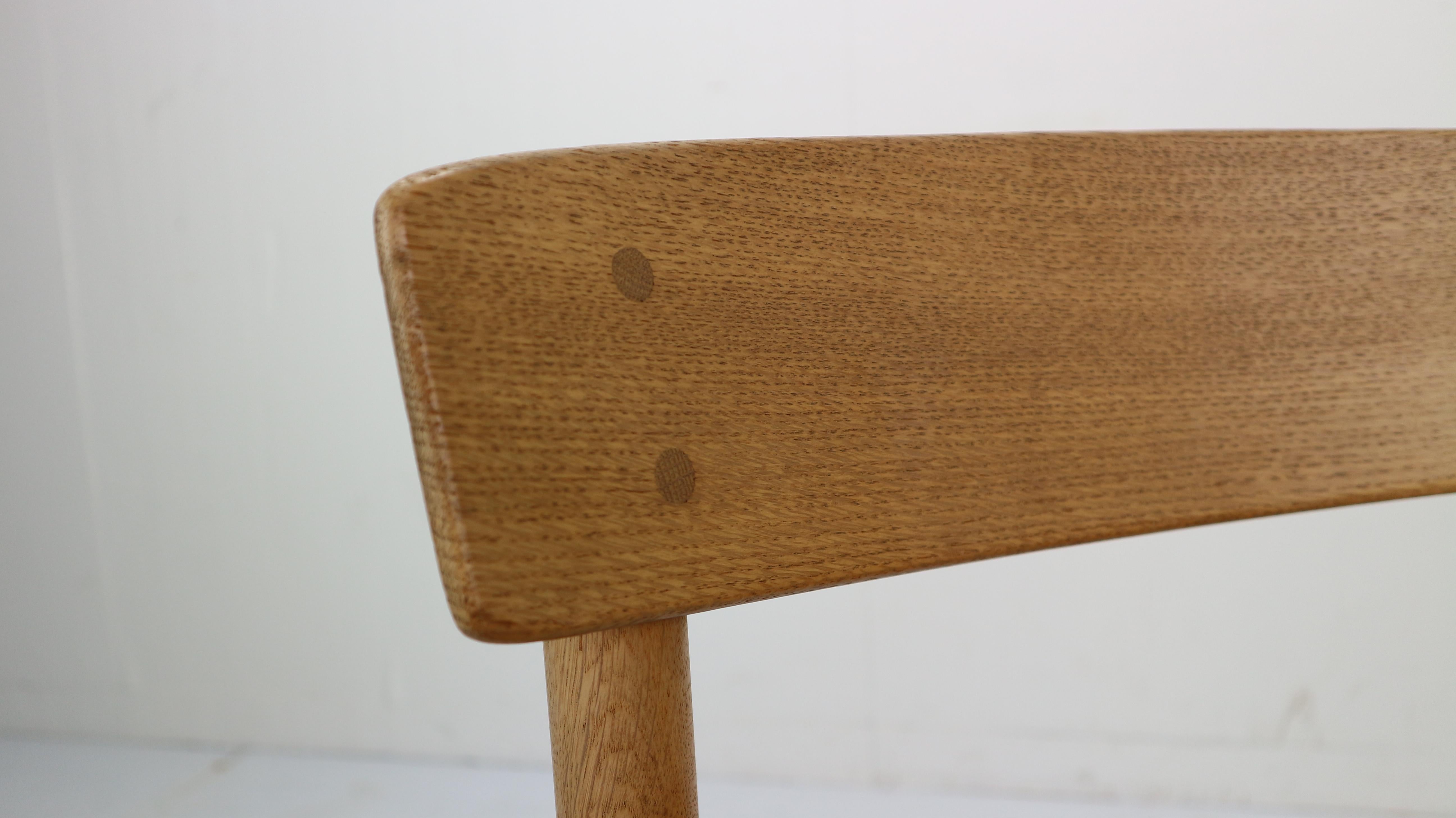 Danish Oak J39 Chair by Borge Mogensen 6
