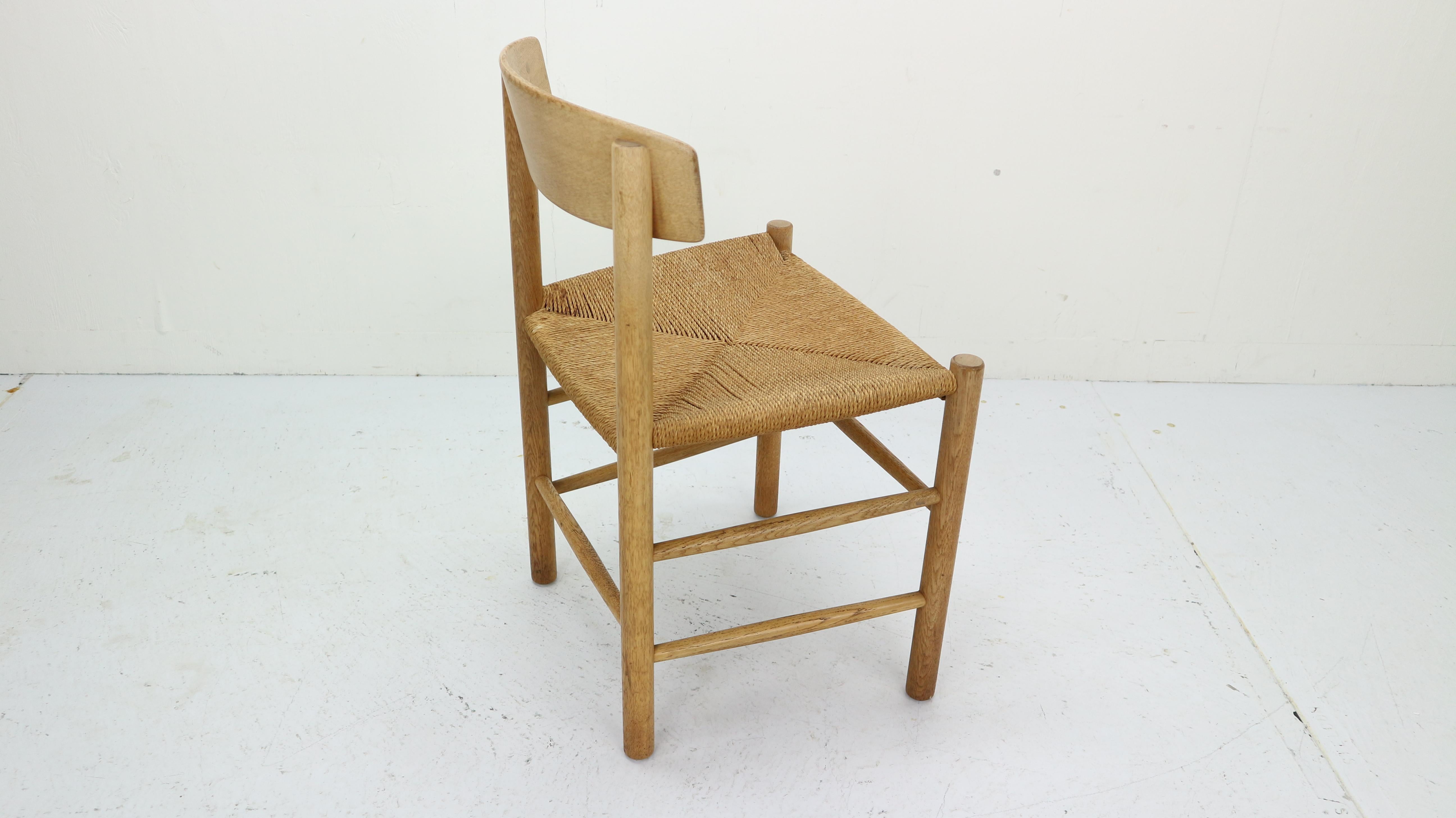 Danish Oak J39 Chair by Borge Mogensen 2