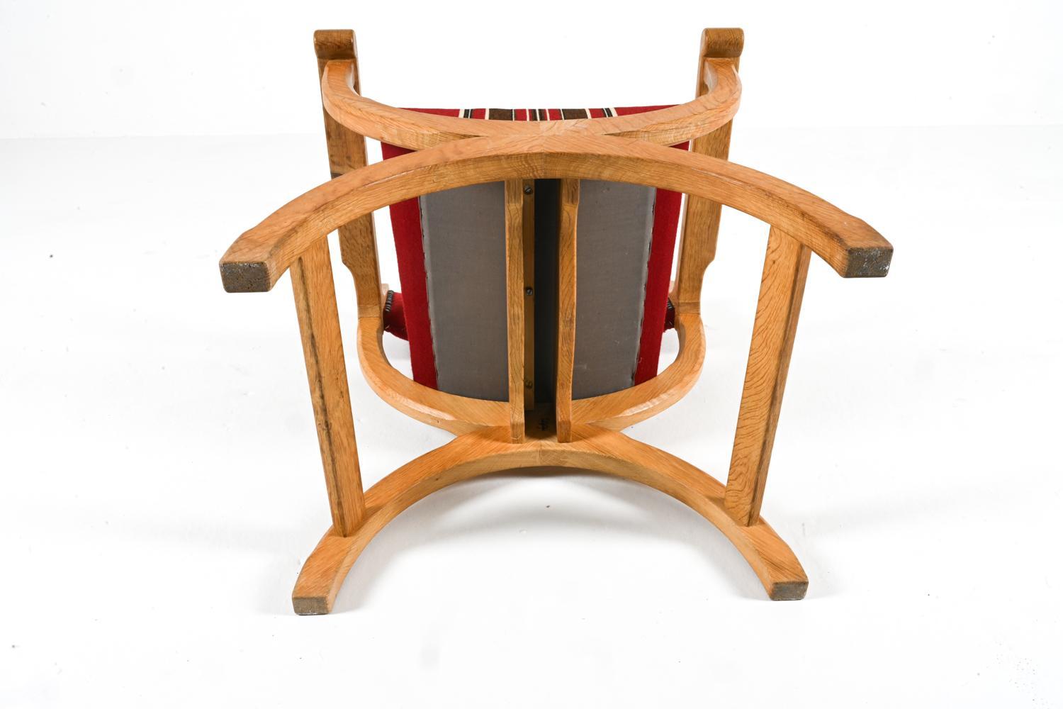 Danish Oak 'Kurul' Armchair By Henry 'Henning' Kjaernulf Circa 1970's 8