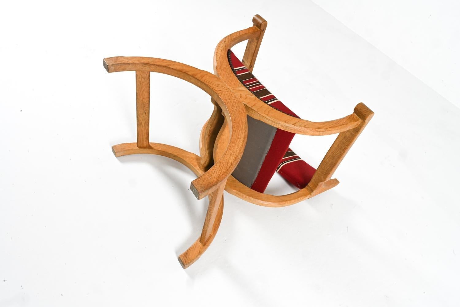 Danish Oak 'Kurul' Armchair By Henry 'Henning' Kjaernulf Circa 1970's 10