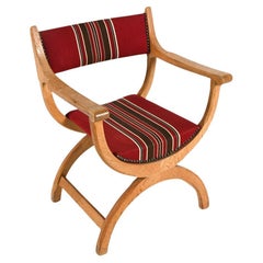 Danish Oak 'Kurul' Armchair By Henry 'Henning' Kjaernulf Circa 1970's