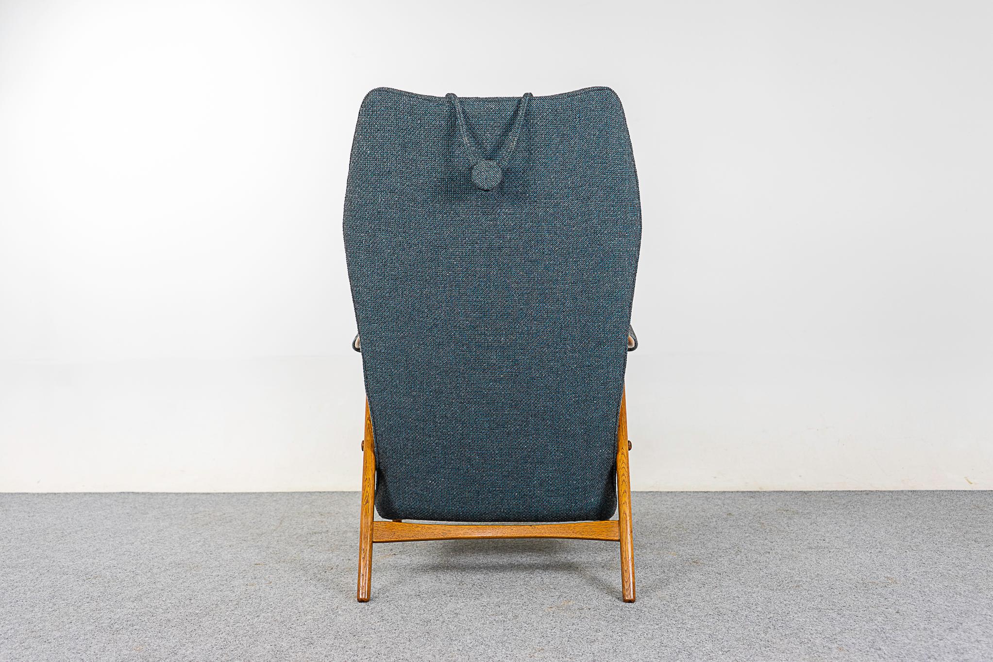 Danish Oak Lounge Chair  4