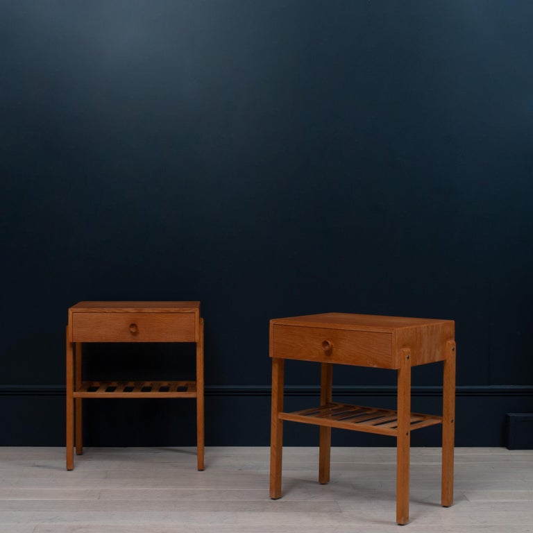 Danish Oak Nightstands For Sale at 1stDibs