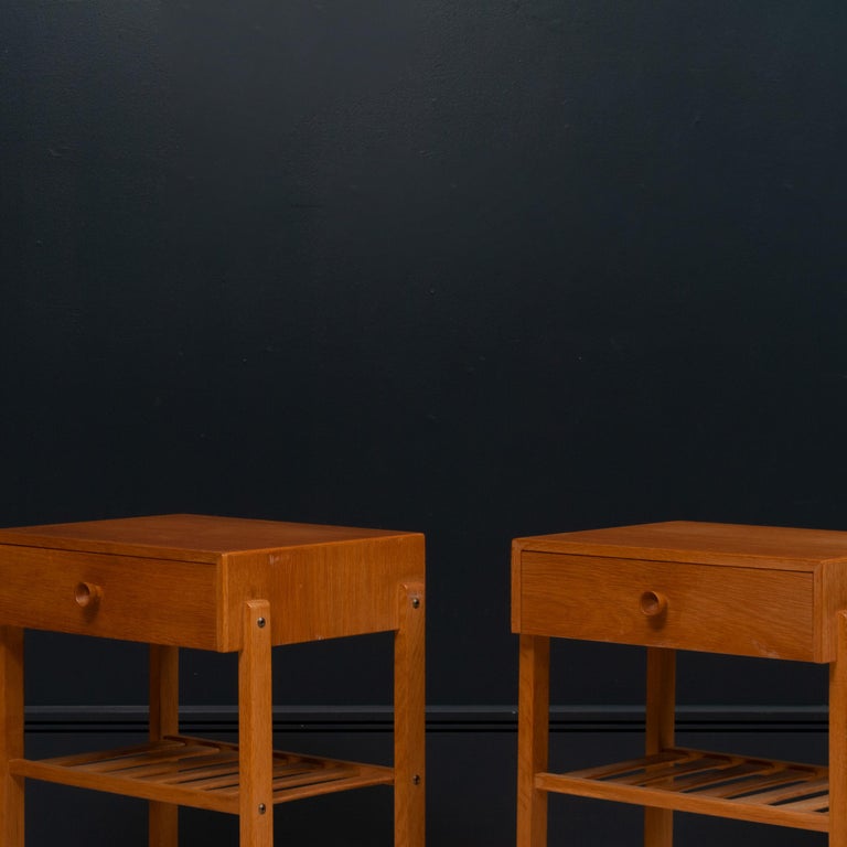 Danish Oak Nightstands For Sale at 1stDibs