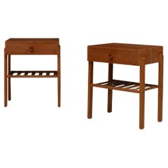 Danish Oak Nightstands